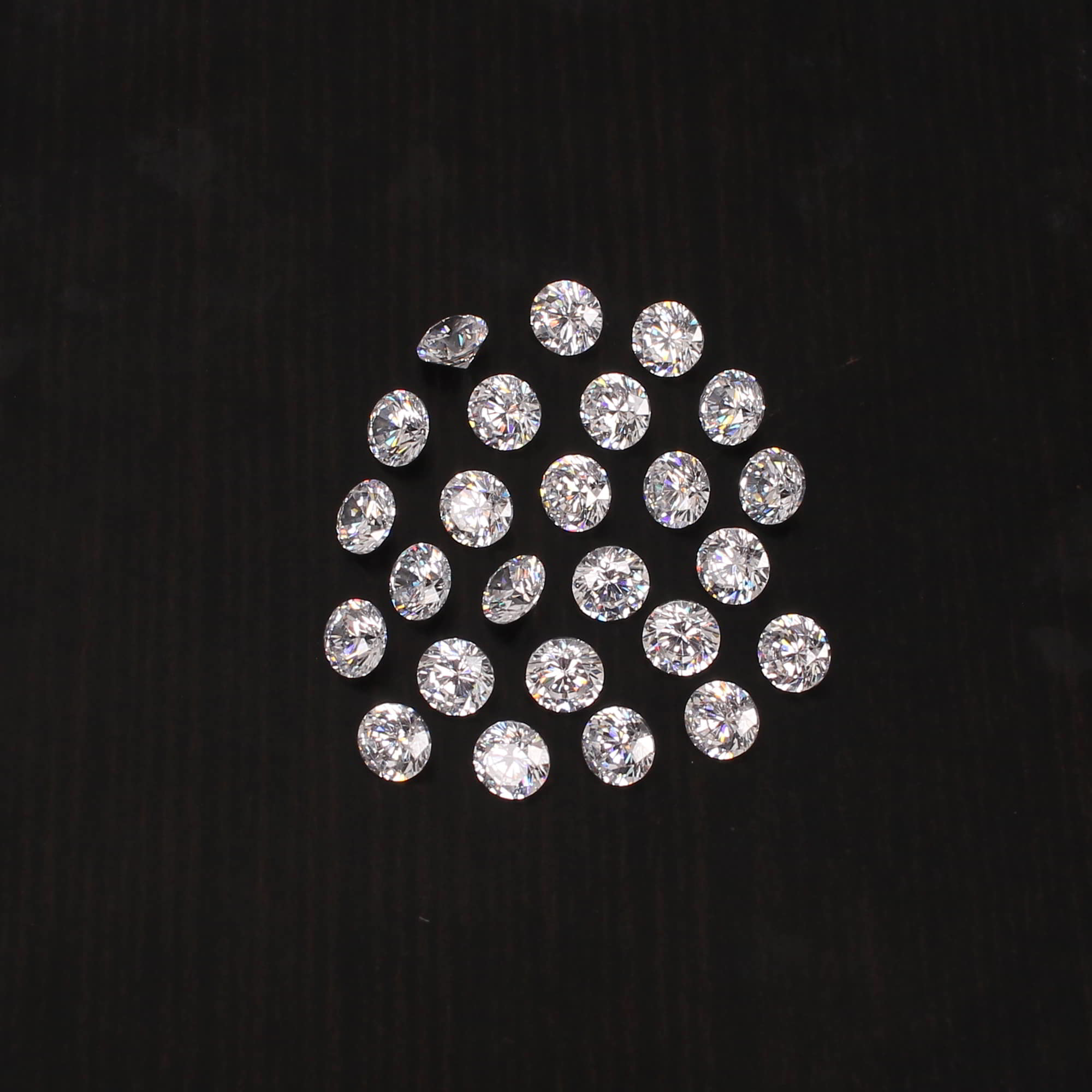 Cubic Zircon 4mm Round Brilliant Cut