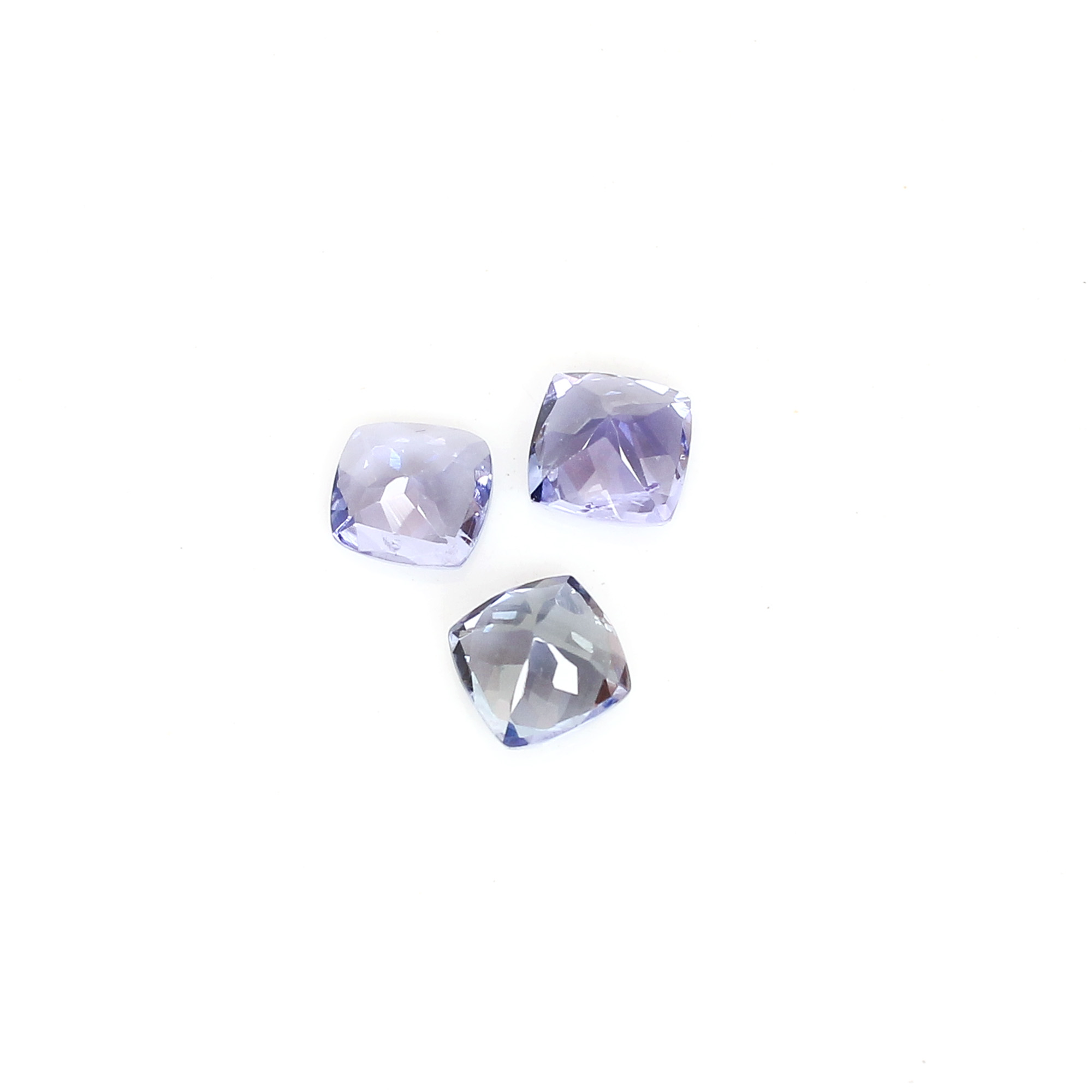 AAA Quality 1Pcs Natural Tanzanite 5x5mm Cushion Cut 0710Cts Loose Gemstone