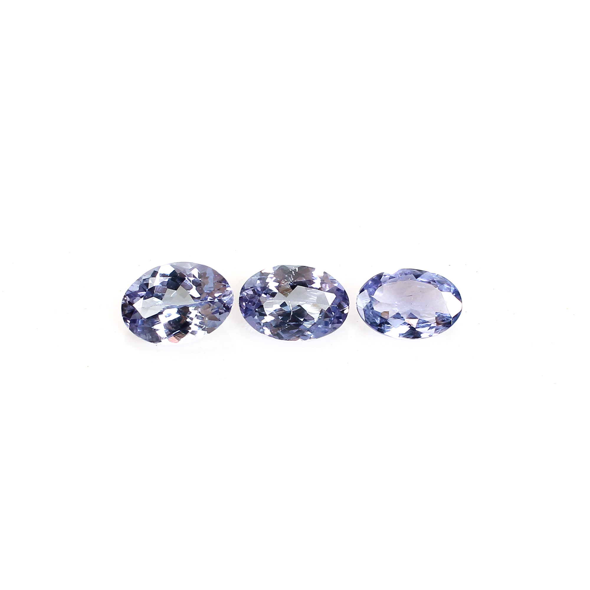 AAA Quality 1Pcs Natural Tanzanite 5x7mm Oval Cut 0655Cts Loose Gemstone