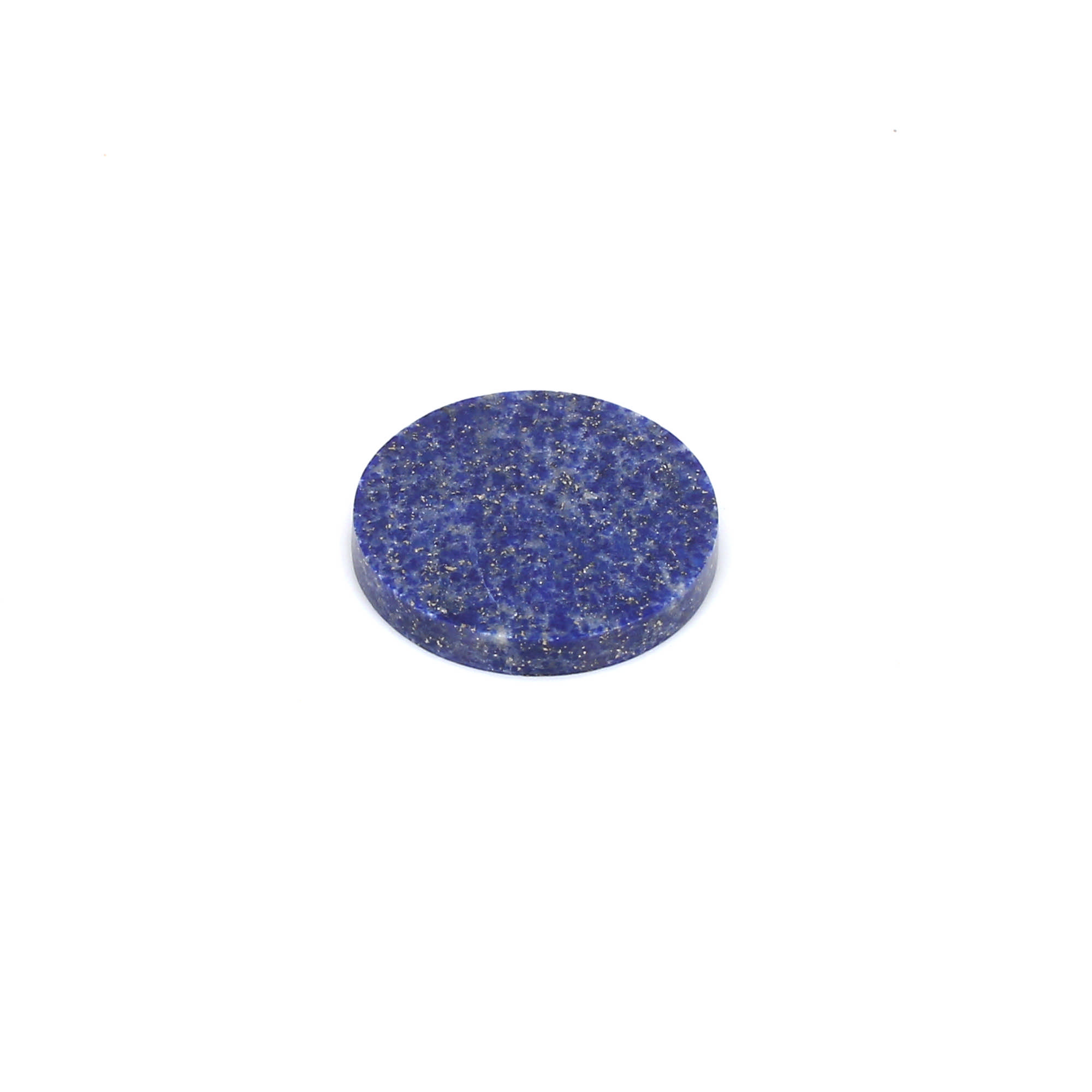 Natural Lapis Lazuli 17mm Round Flat 1105cts Loose Gemstone