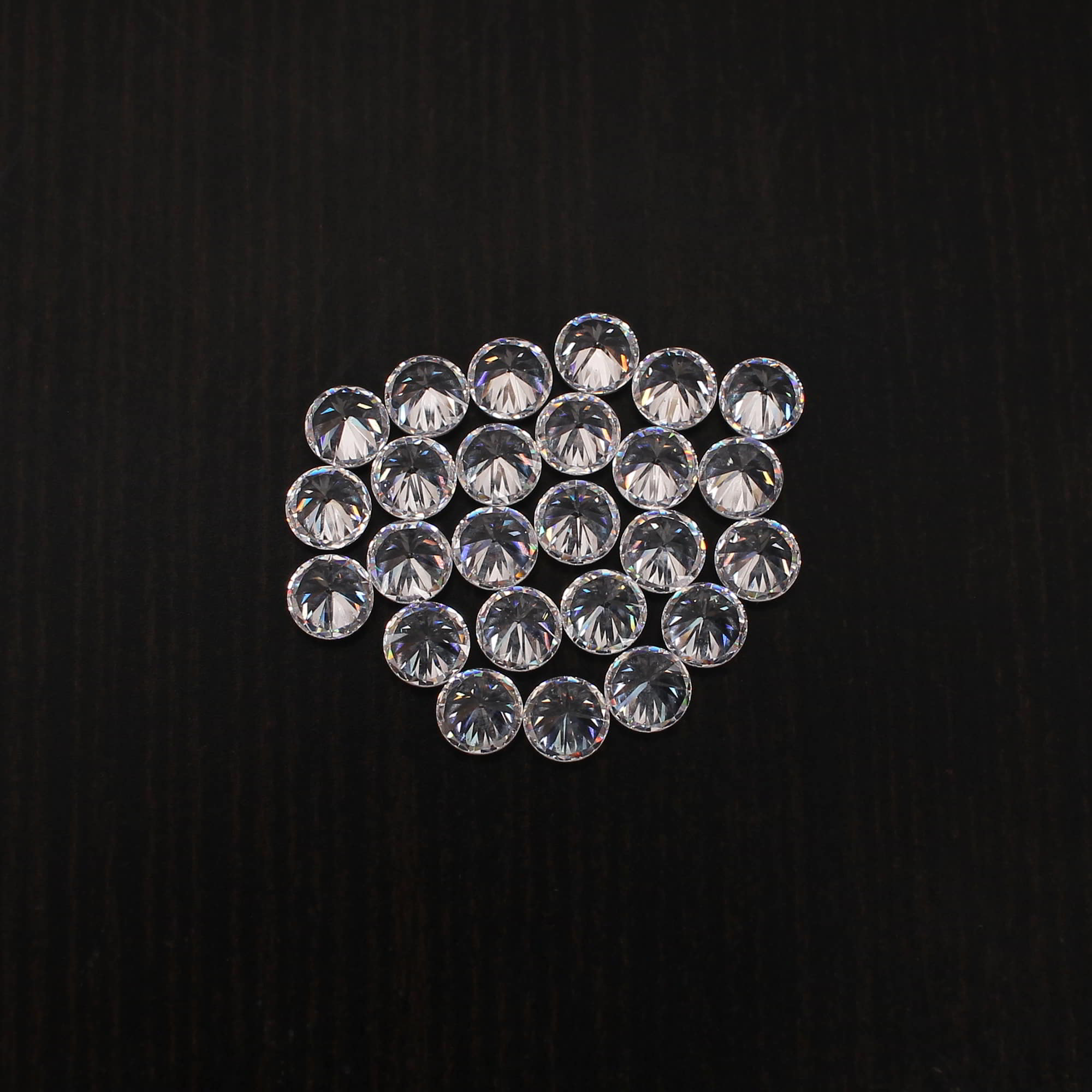 Cubic Zircon 4mm Round Brilliant Cut