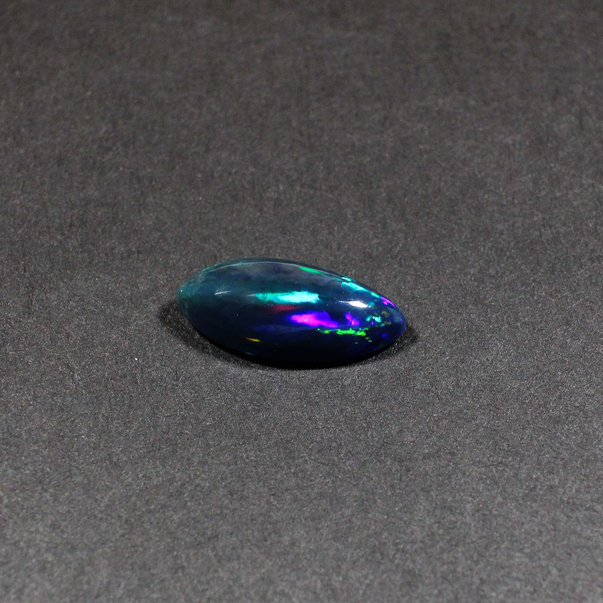 Natural Black Opal 21X10MM Marquise Cabochon 590Cts 1 Piece Gemstone For Making Jewelry