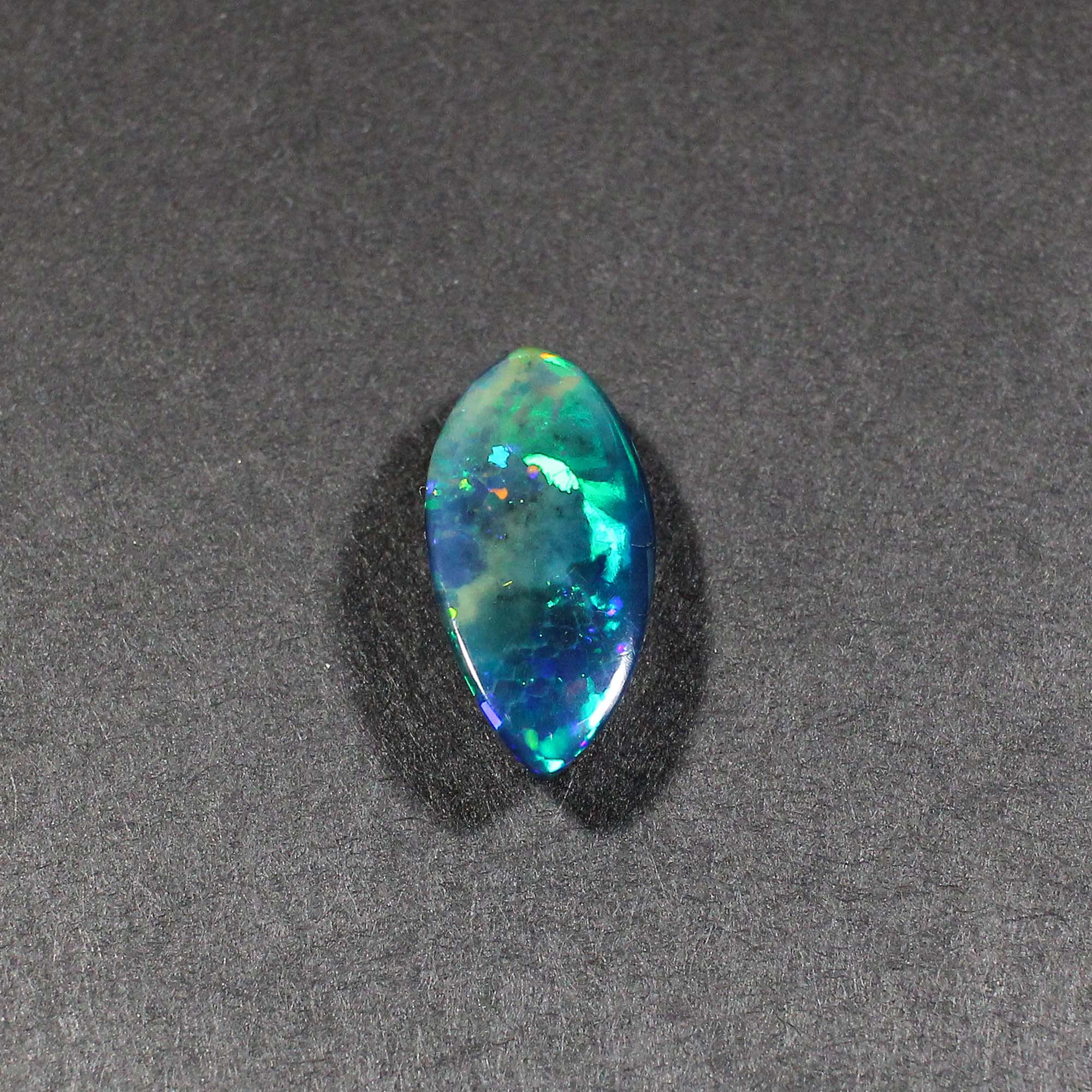 Natural Black Opal 21X10MM Marquise Cabochon 590Cts 1 Piece Gemstone For Making Jewelry