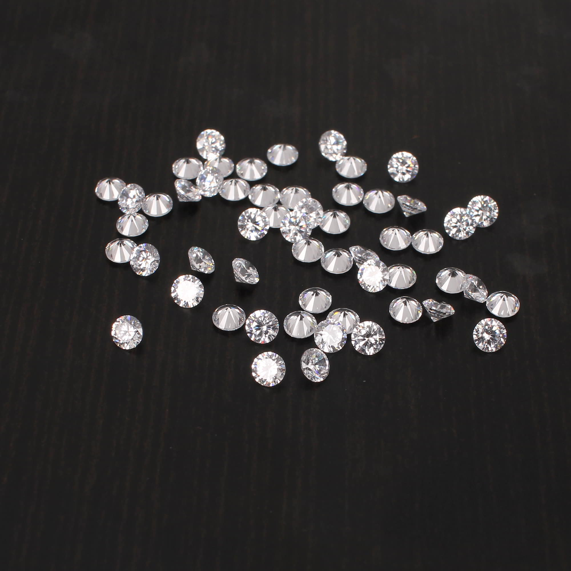 Cubic Zircon 3mm Round Brilliant Cut