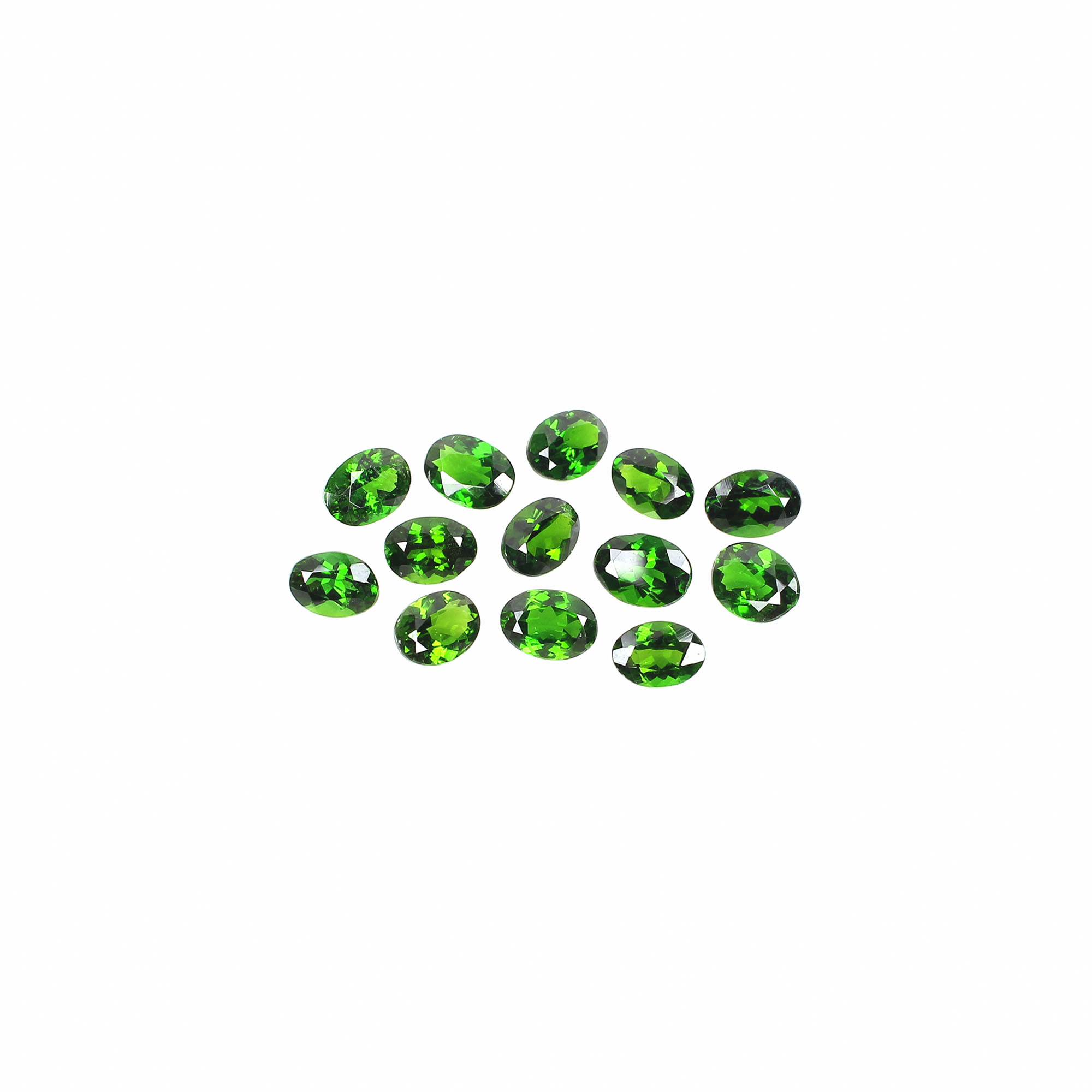 Natural Chrome Diopside 6x8mm Oval Cut 150cts Loose Gemstone