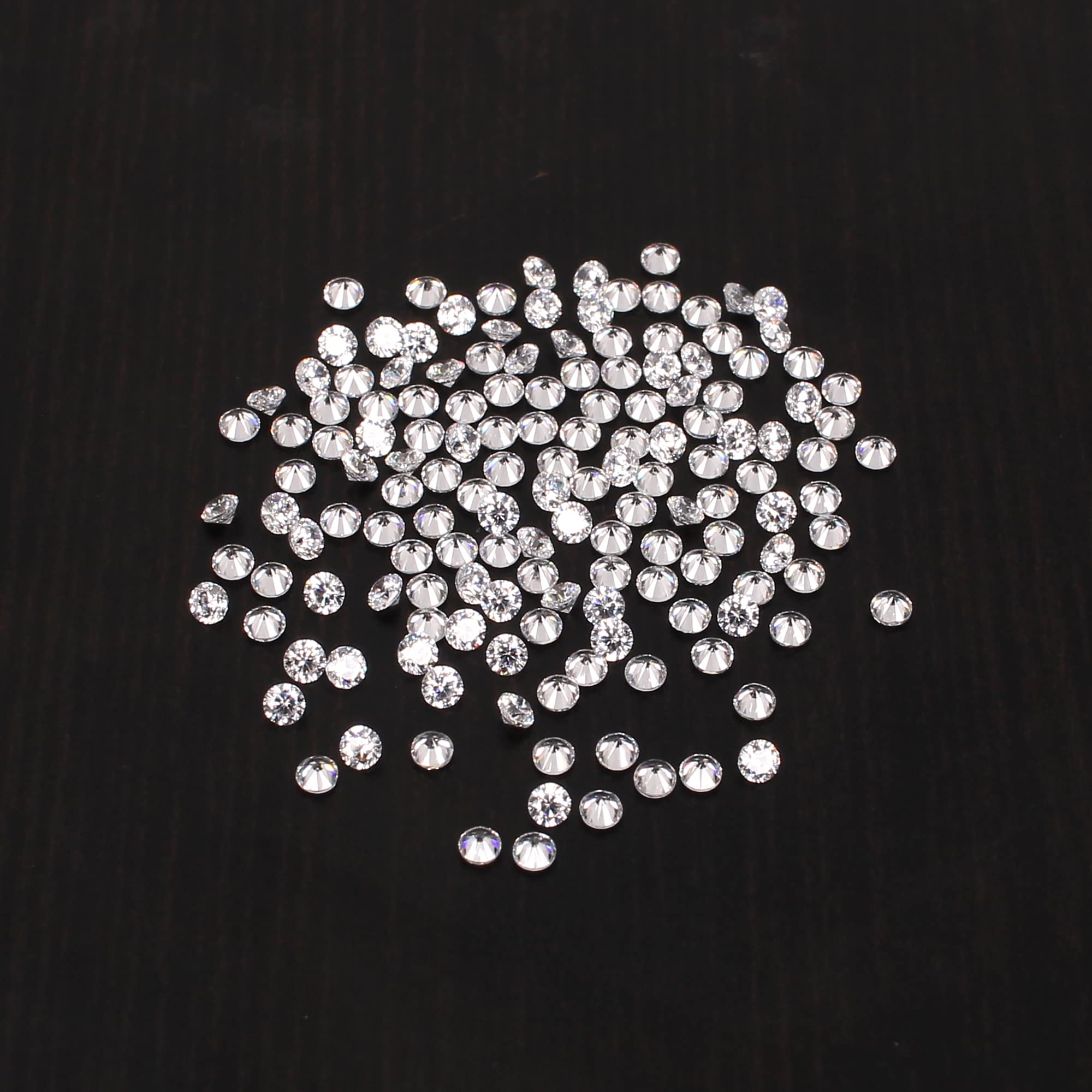 Cubic Zircon 2mm Round Brilliant Cut