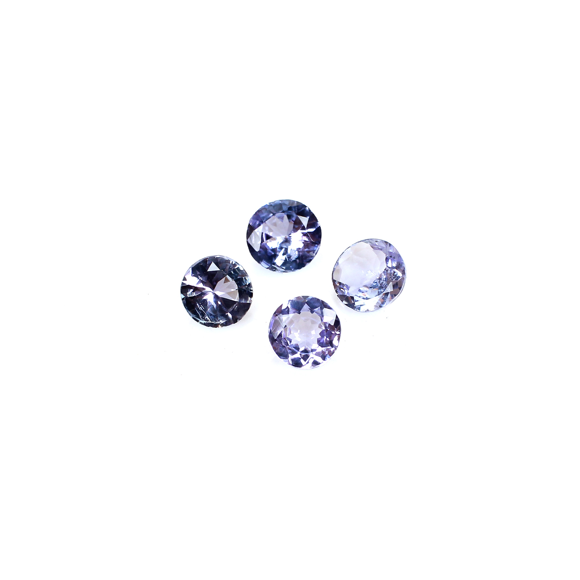 AAA Quality 1Pcs Natural Tanzanite 6mm Round 0620 Cut 0625Cts Loose Gemstone