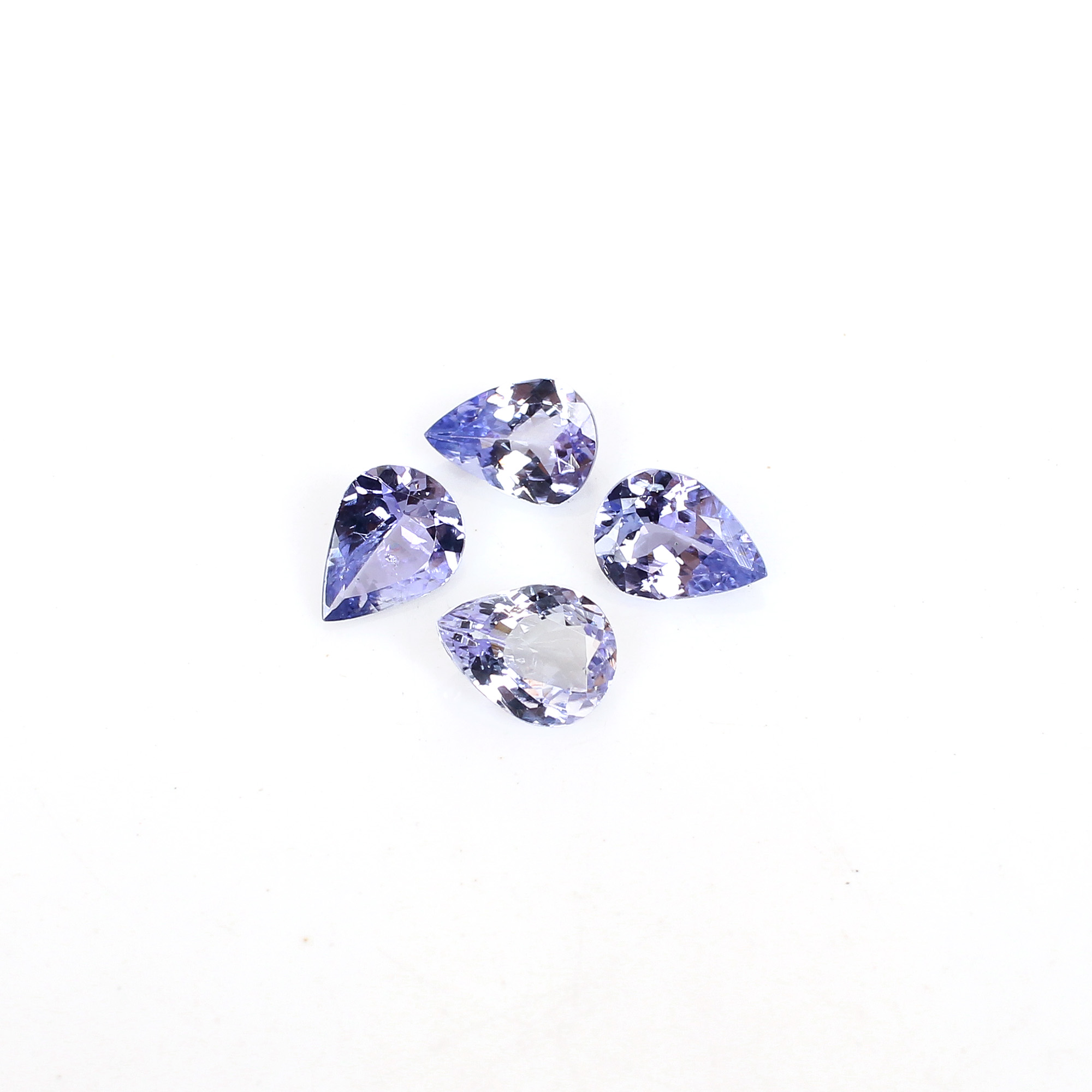 AAA Quality 1Pcs Natural Tanzanite 6x8mm Pear Cut 0825Cts Loose Gemstone