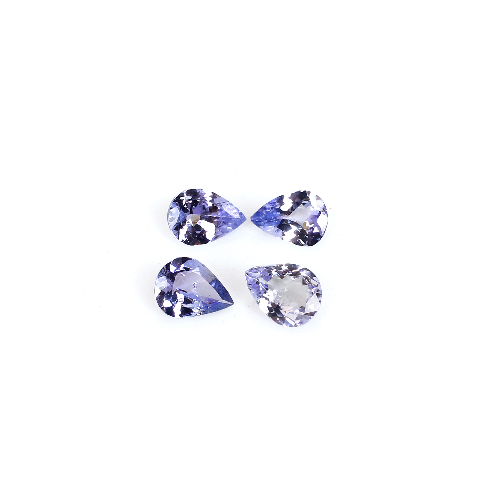 AAA Quality 1Pcs Natural Tanzanite 6x8mm Pear Cut 0825Cts Loose Gemstone