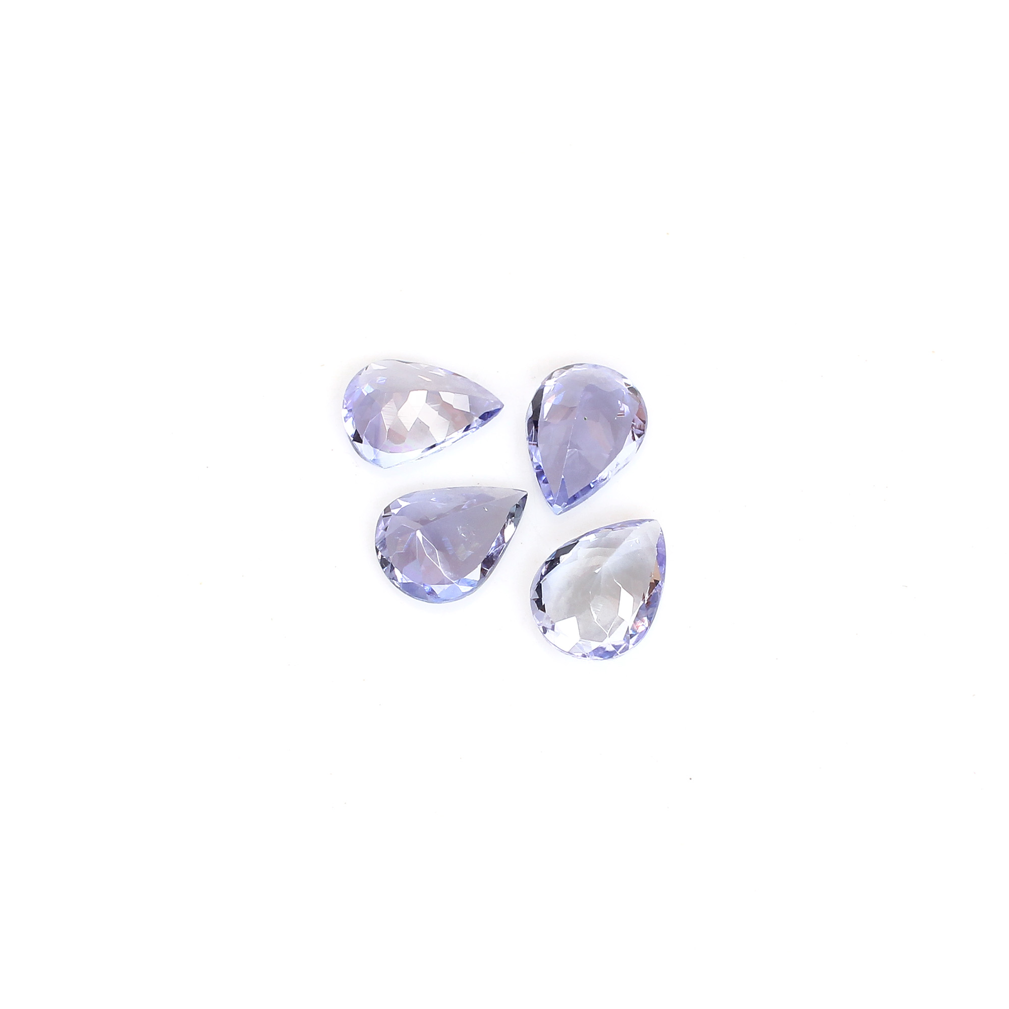 AAA Quality 1Pcs Natural Tanzanite 6x8mm Pear Cut 0825Cts Loose Gemstone