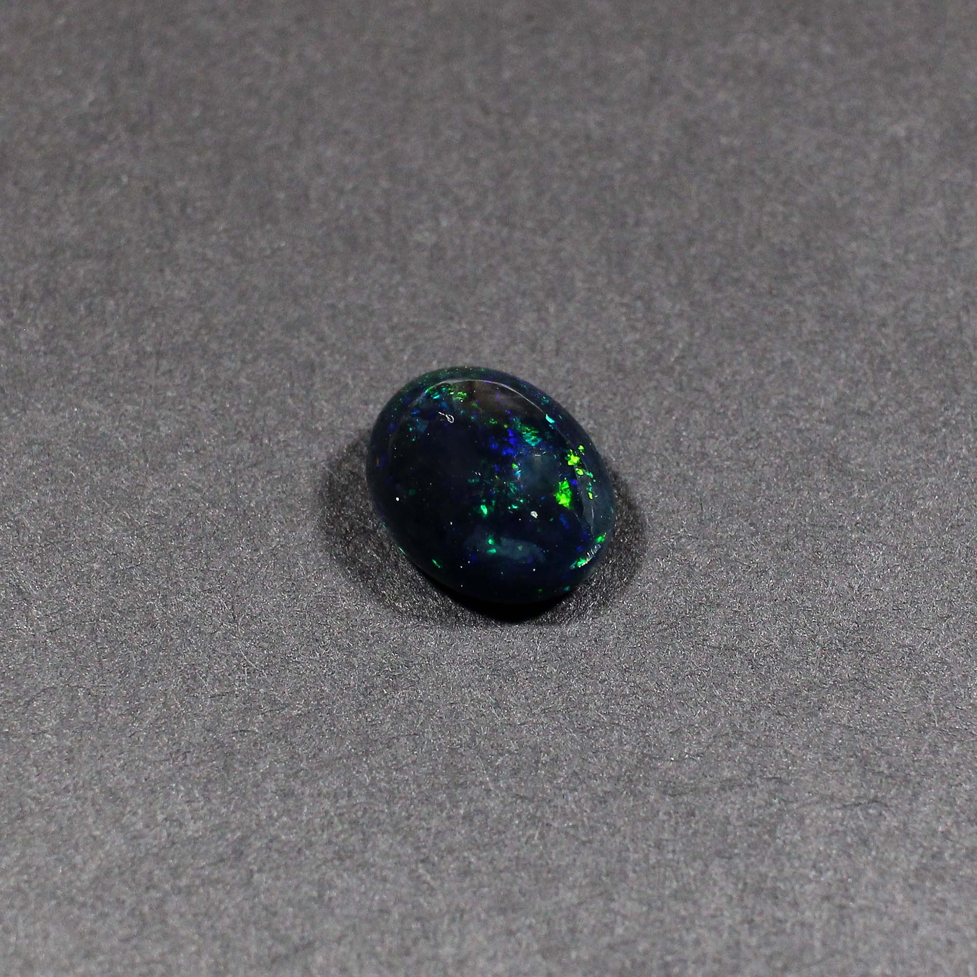 Natural Black Opal 13X10MM Oval Cabochon 340Cts 1 Piece Gemstone For Making Jewelry