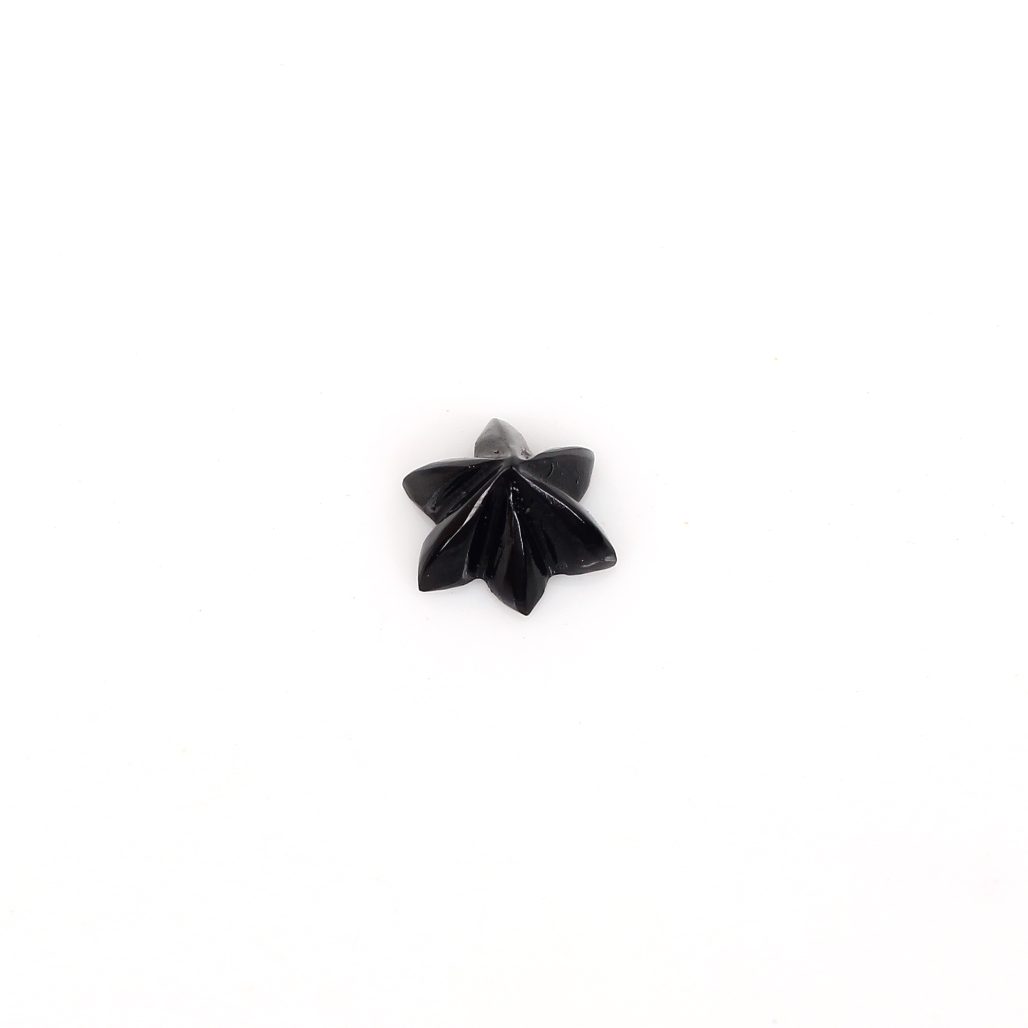 Black Onyx 9x9mm Star Cut 135ct Loose Gemstone