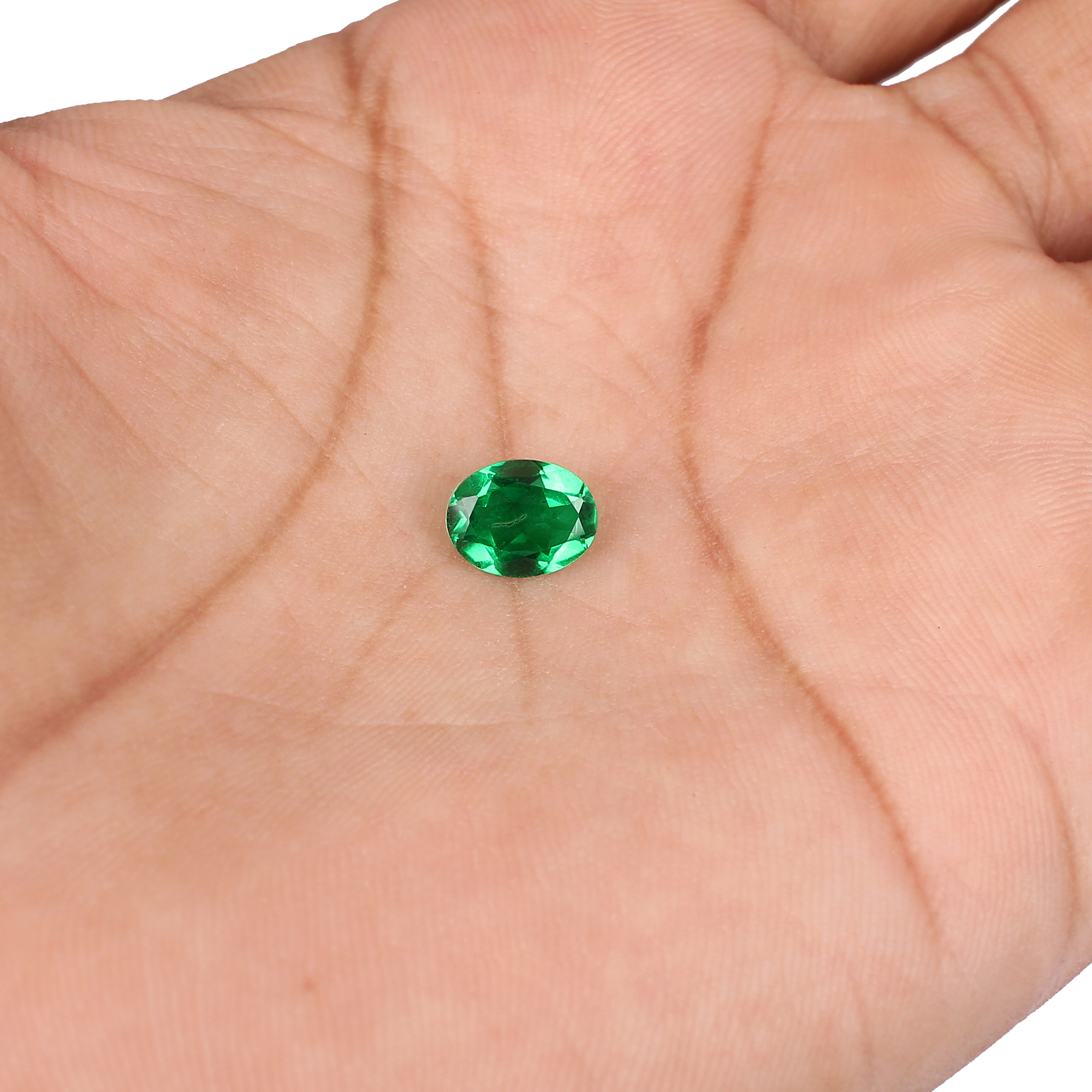 Apatite Hydro  Normal Cut Gemstone 9x7 mm 15 Carat for Jewelry Making