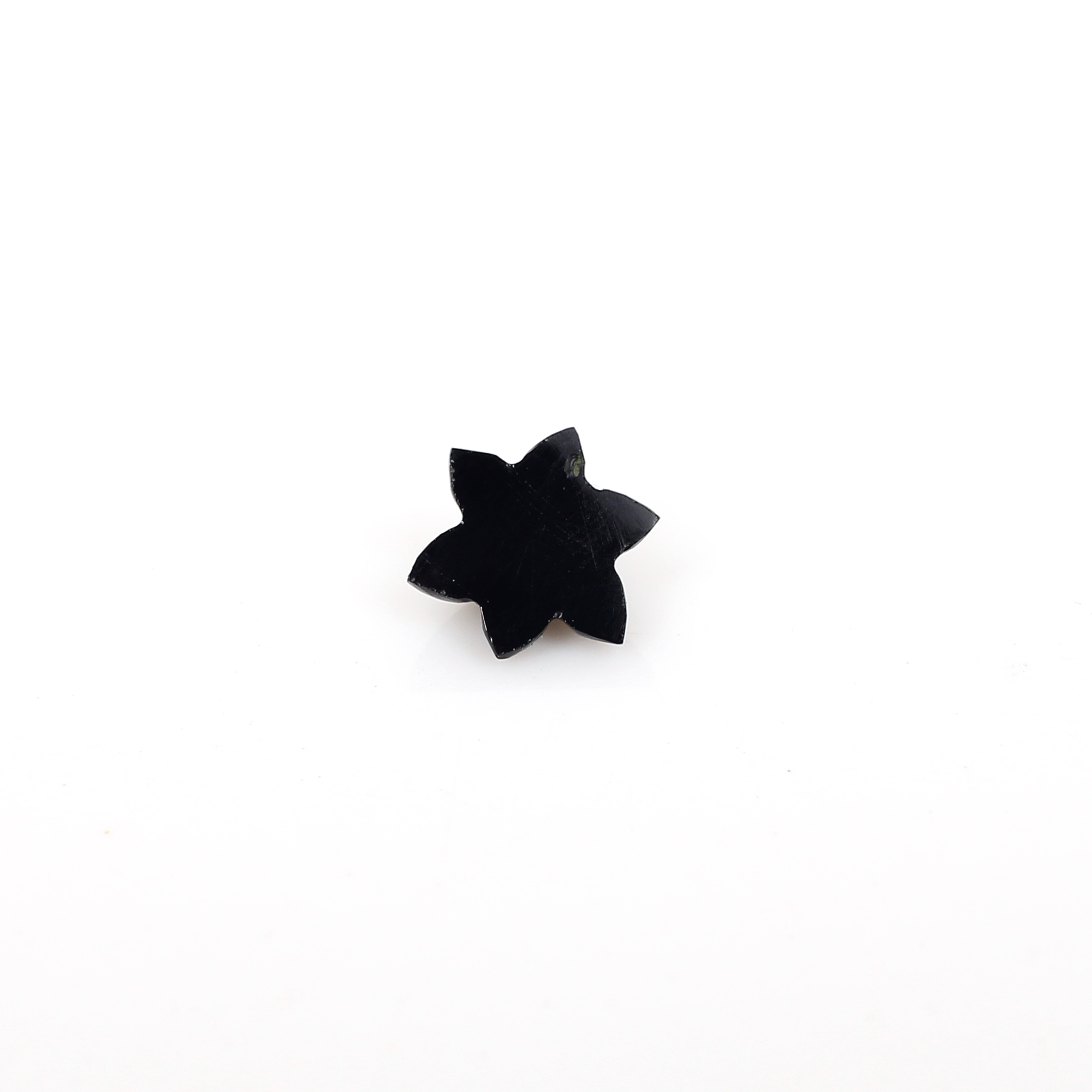 Black Onyx 9x9mm Star Cut 135ct Loose Gemstone