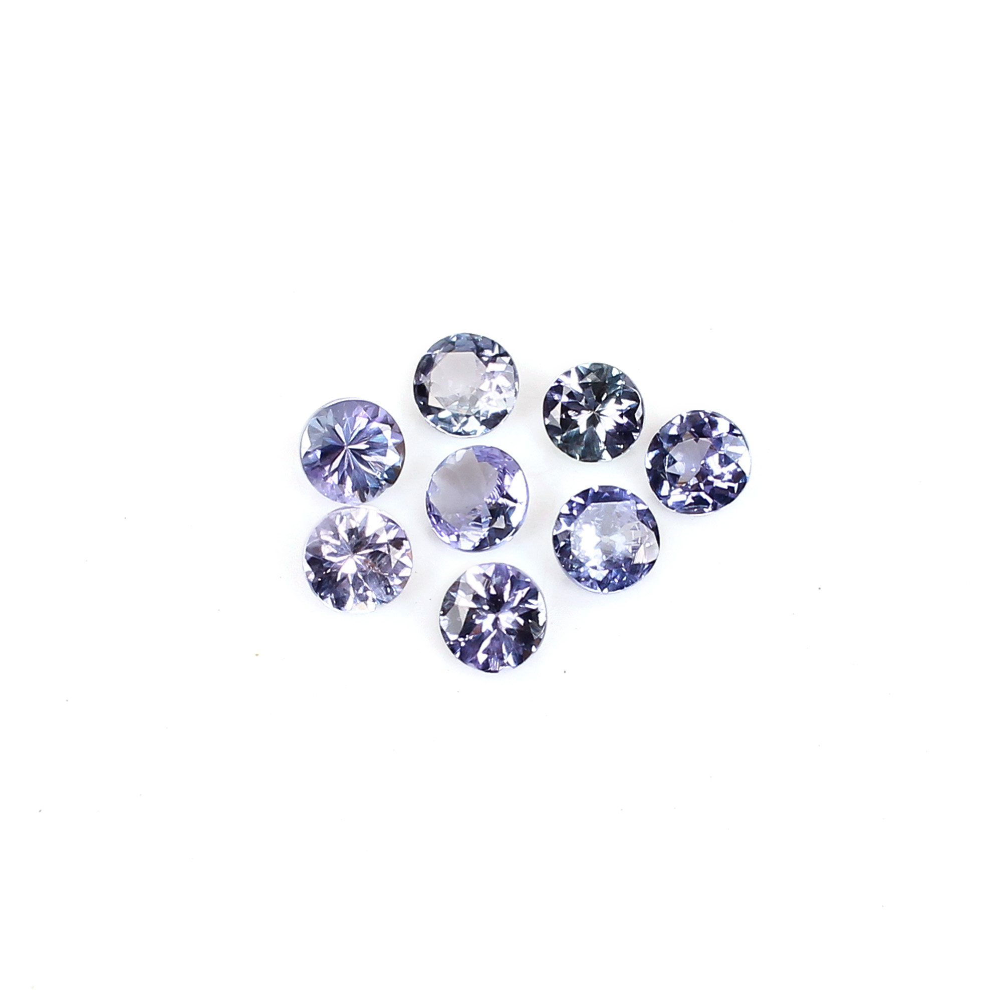 AAA Quality Natural Tanzanite 45mm Round Cut 275Cts Loose Gemstone