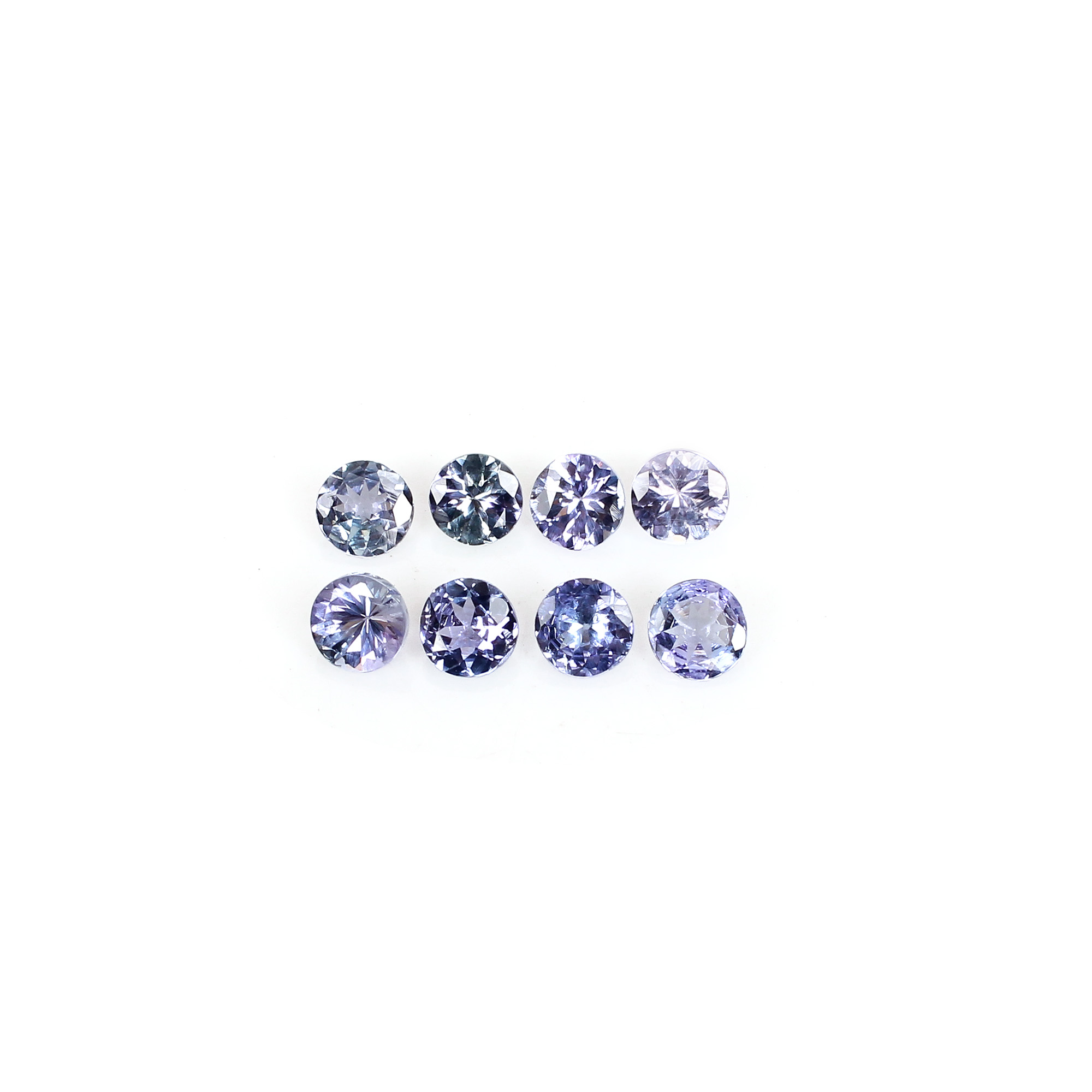 AAA Quality Natural Tanzanite 45mm Round Cut 275Cts Loose Gemstone