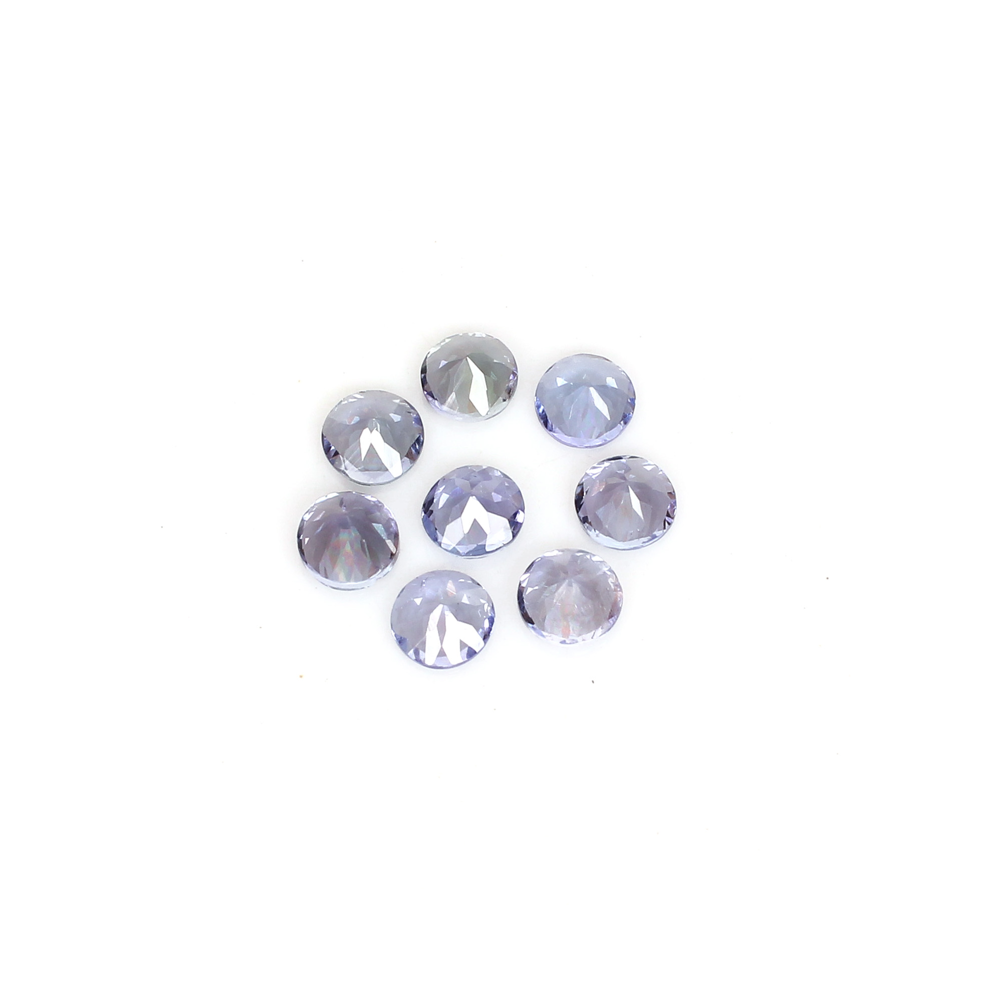 AAA Quality Natural Tanzanite 45mm Round Cut 275Cts Loose Gemstone
