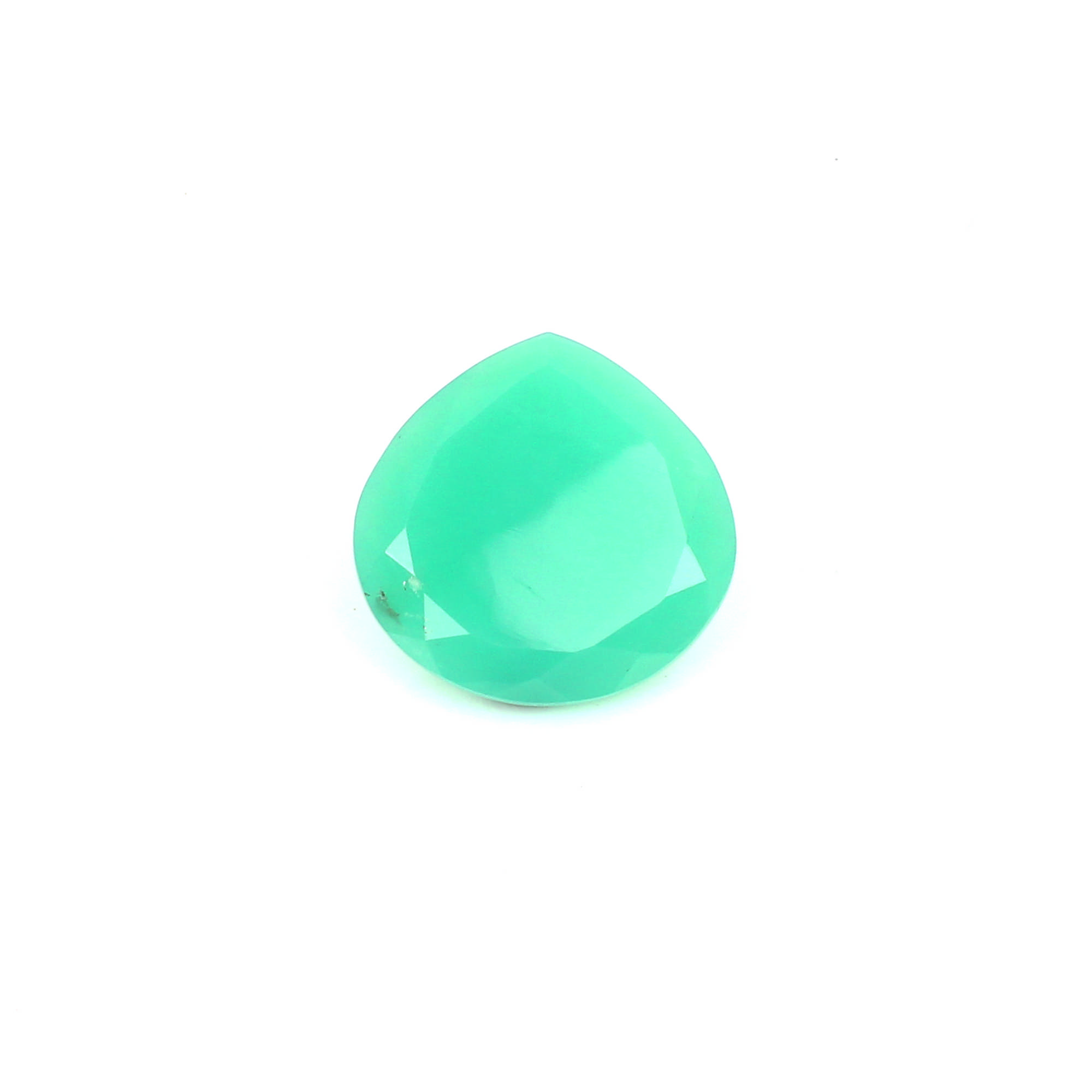 Chrysoprase 27x26mm Heart Cut 4315cts Loose Gemstone