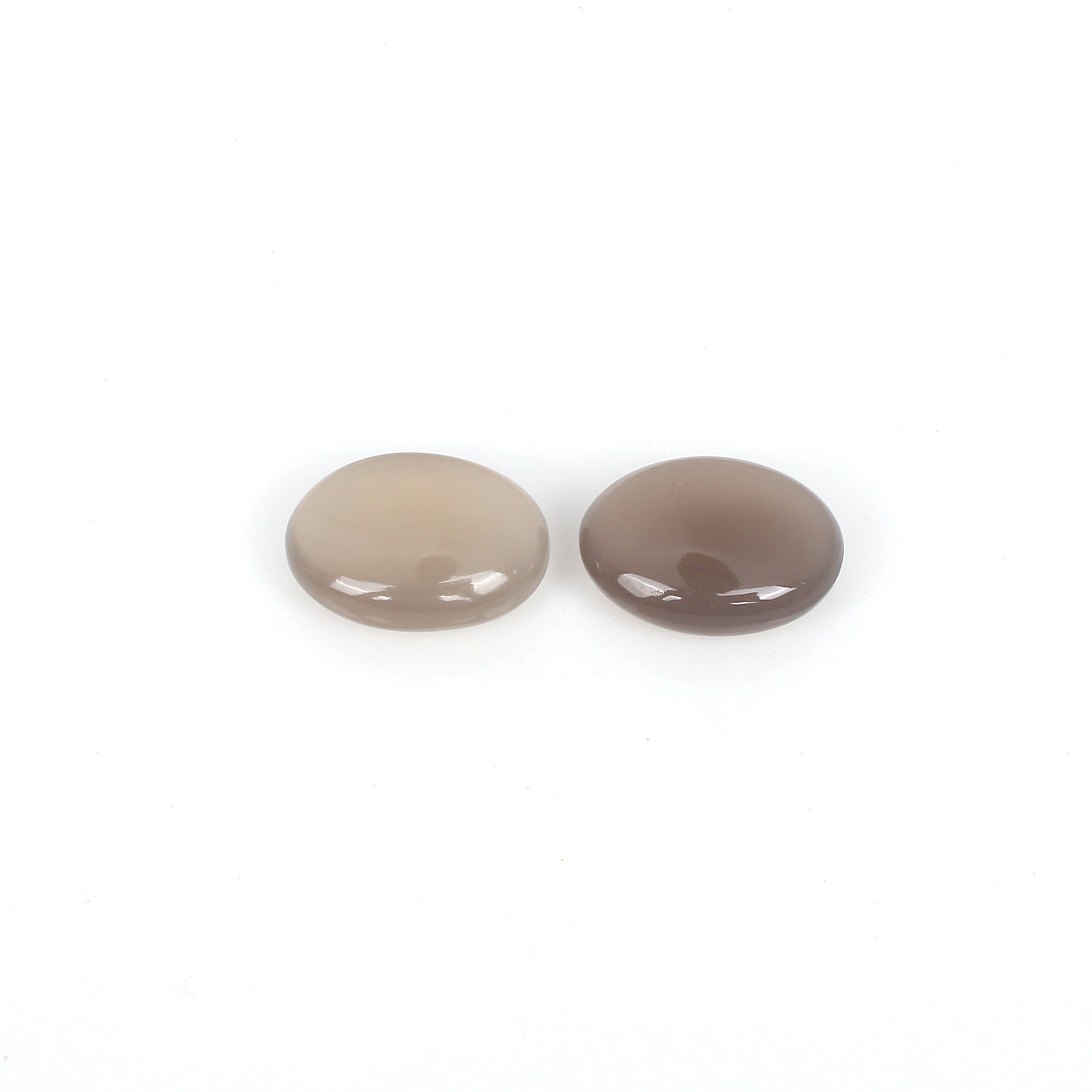 1pcs Natural Gray Moonstone 16x12mm Oval Cab 880cts Loose Gemstone