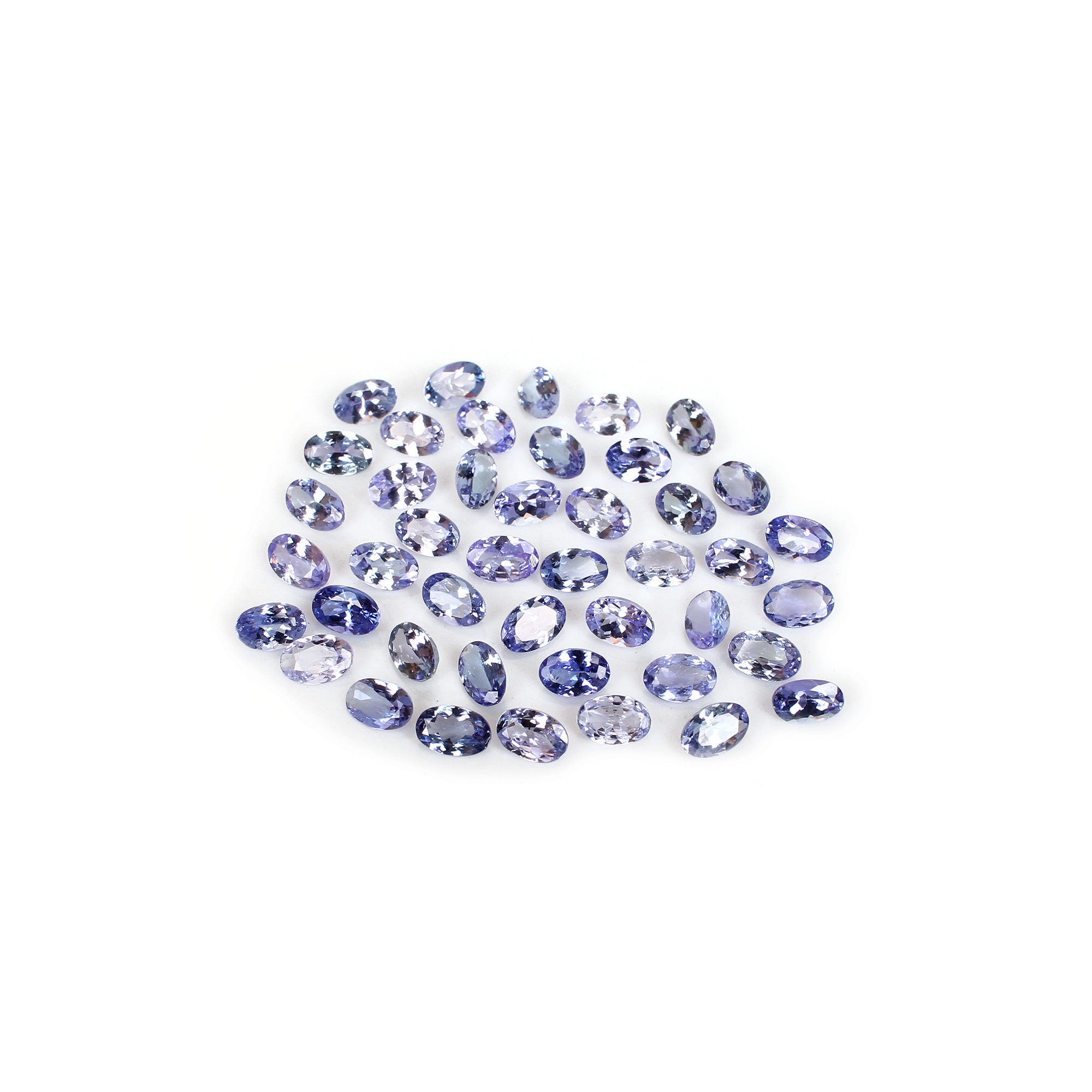 AAA Quality 1Pcs Natural Tanzanite 5x4mm Oval Cut 042Cts Loose Gemstone