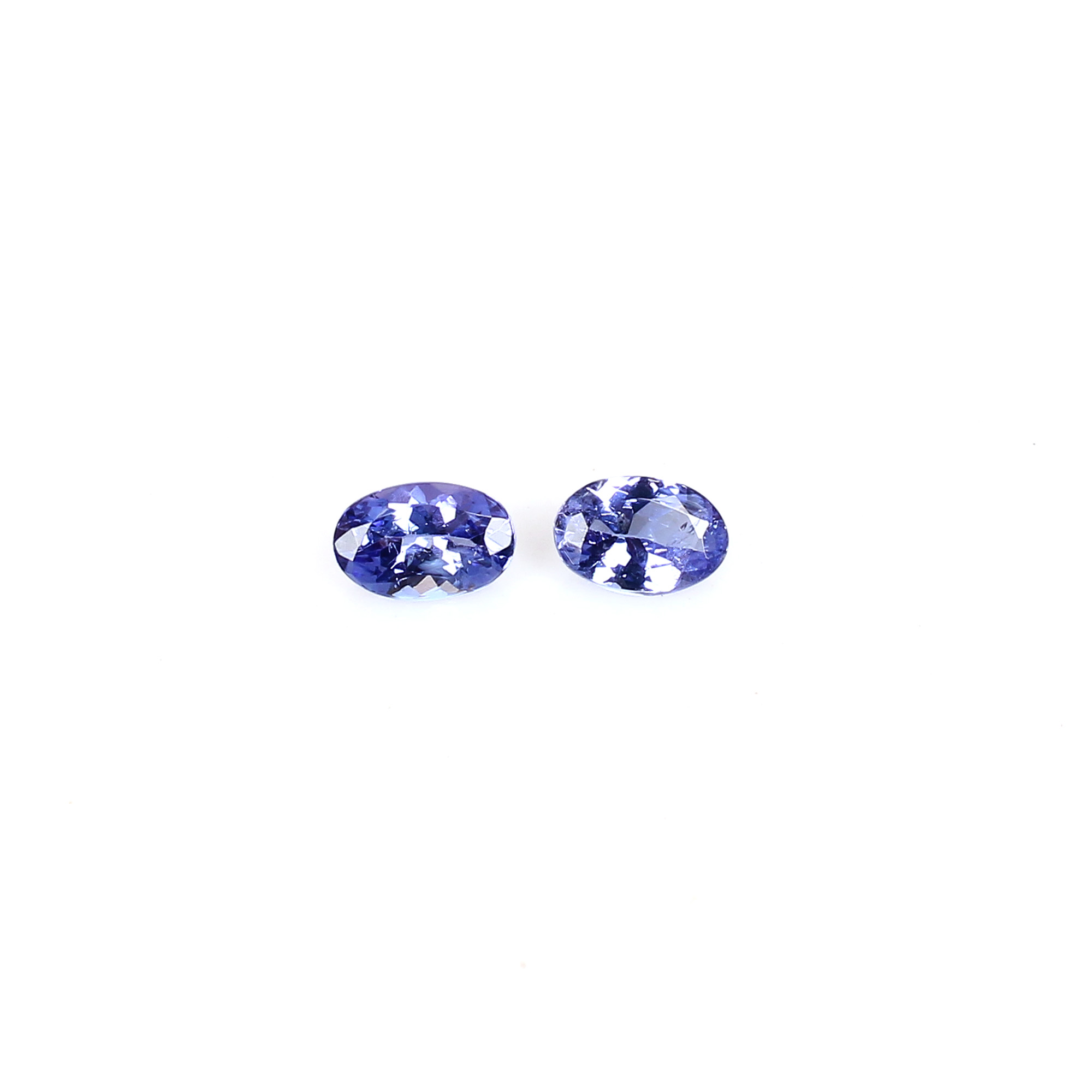 AAA Quality 1Pcs Natural Tanzanite 5x4mm Oval Cut 042Cts Loose Gemstone