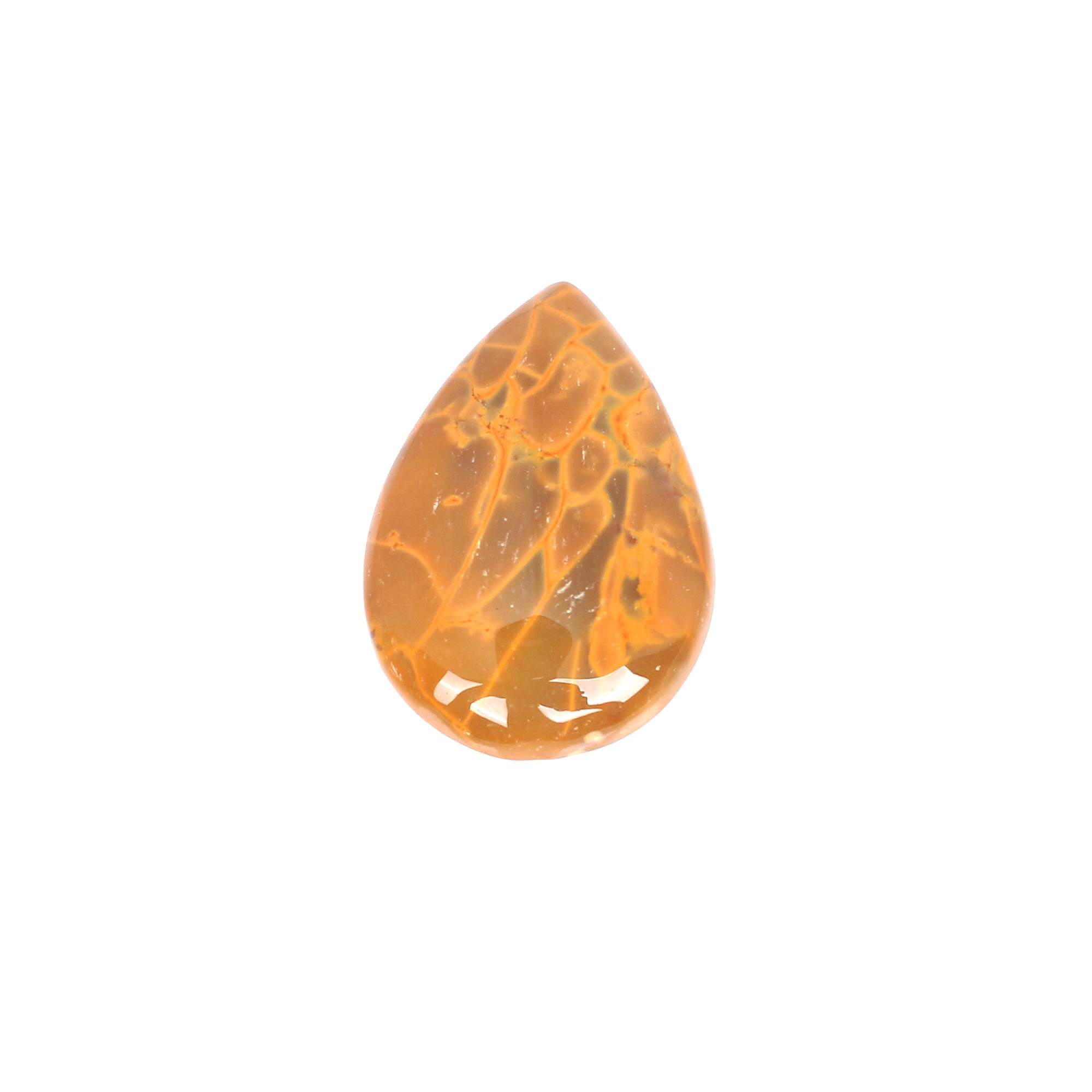 1pcs Map Jasper 45x31mm Pear Cabochon 7735cts Loose Gemstone