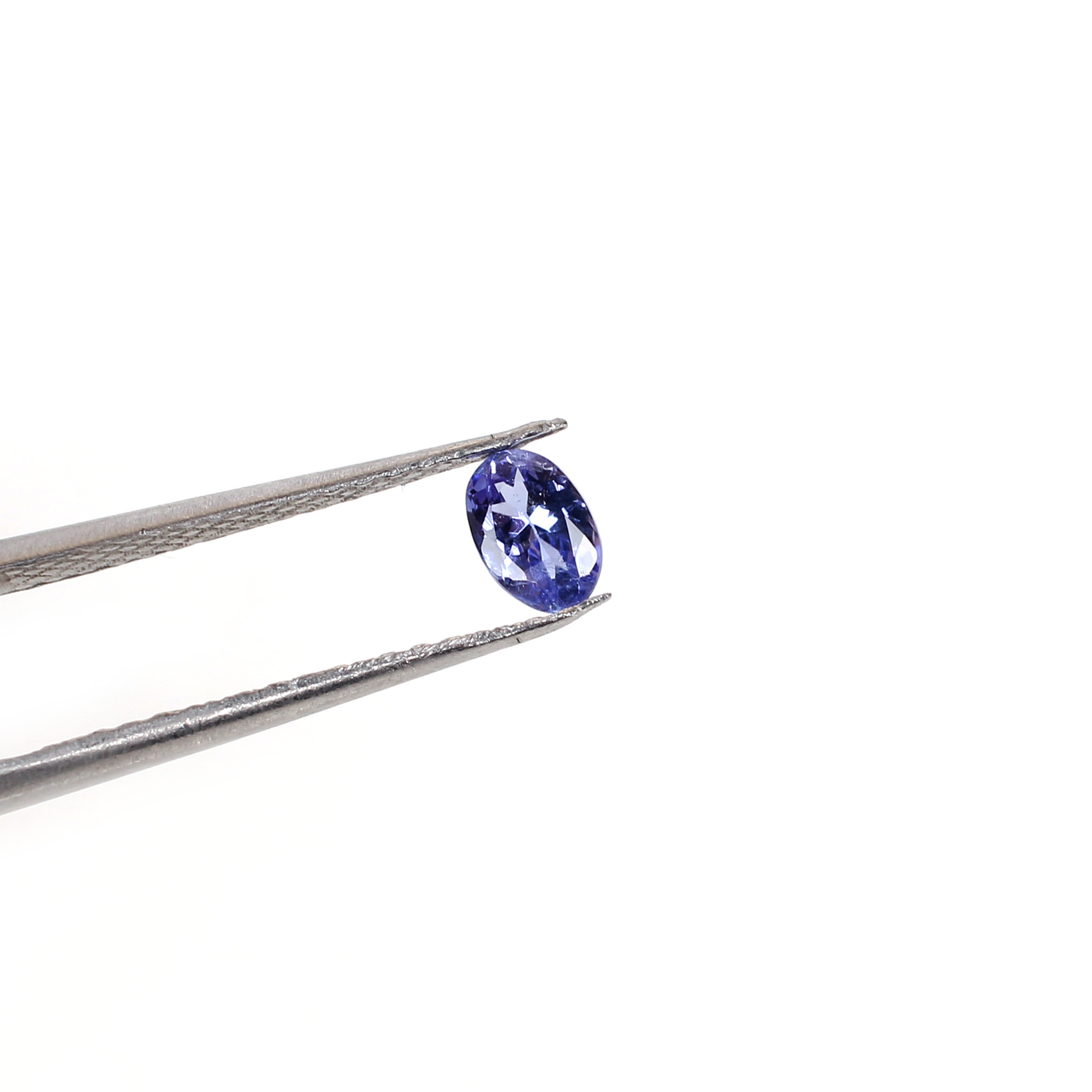 AAA Quality 1Pcs Natural Tanzanite 5x4mm Oval Cut 042Cts Loose Gemstone