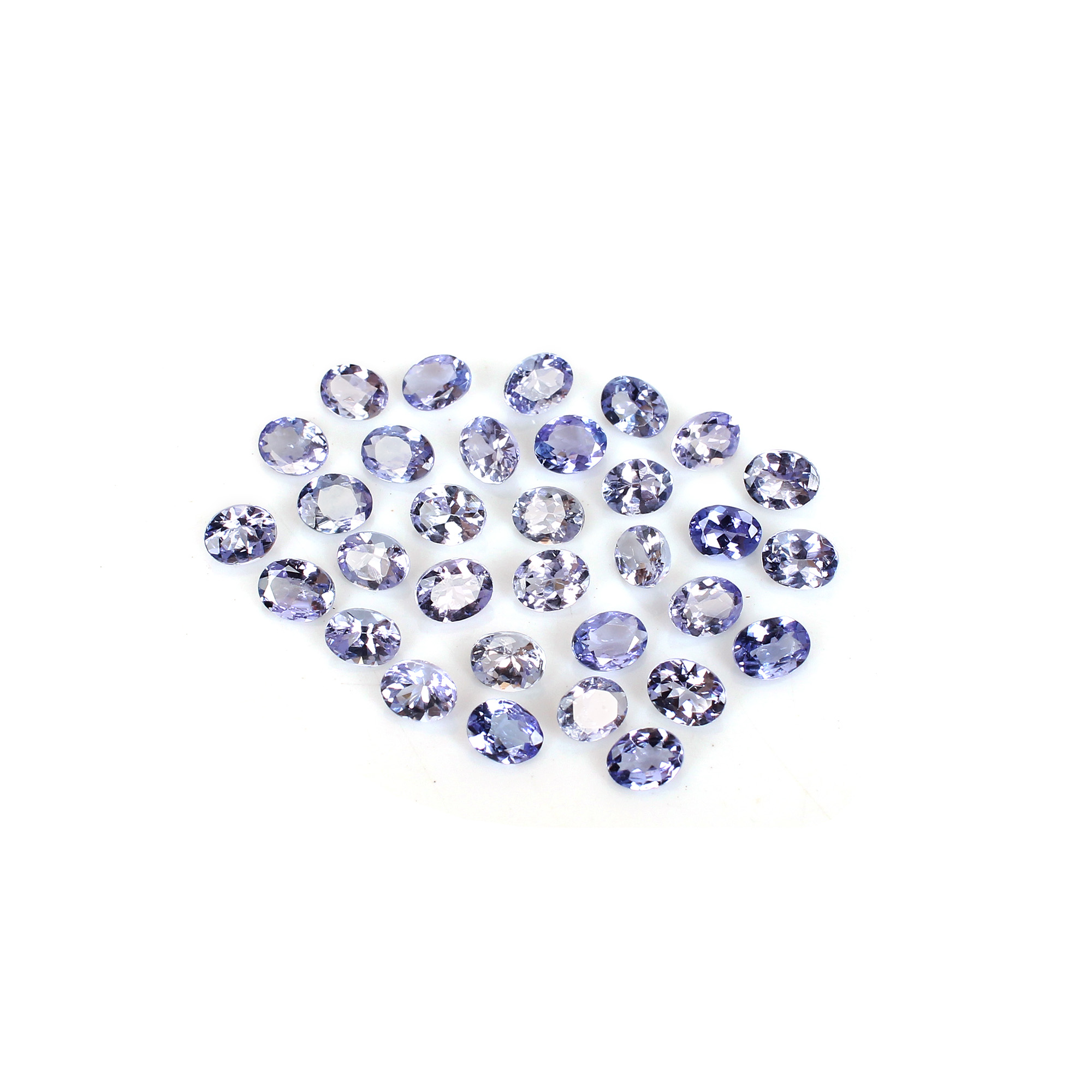 AAA Quality 1Pcs Natural Tanzanite 5x4mm Oval Cut 0356Cts Loose Gemstone