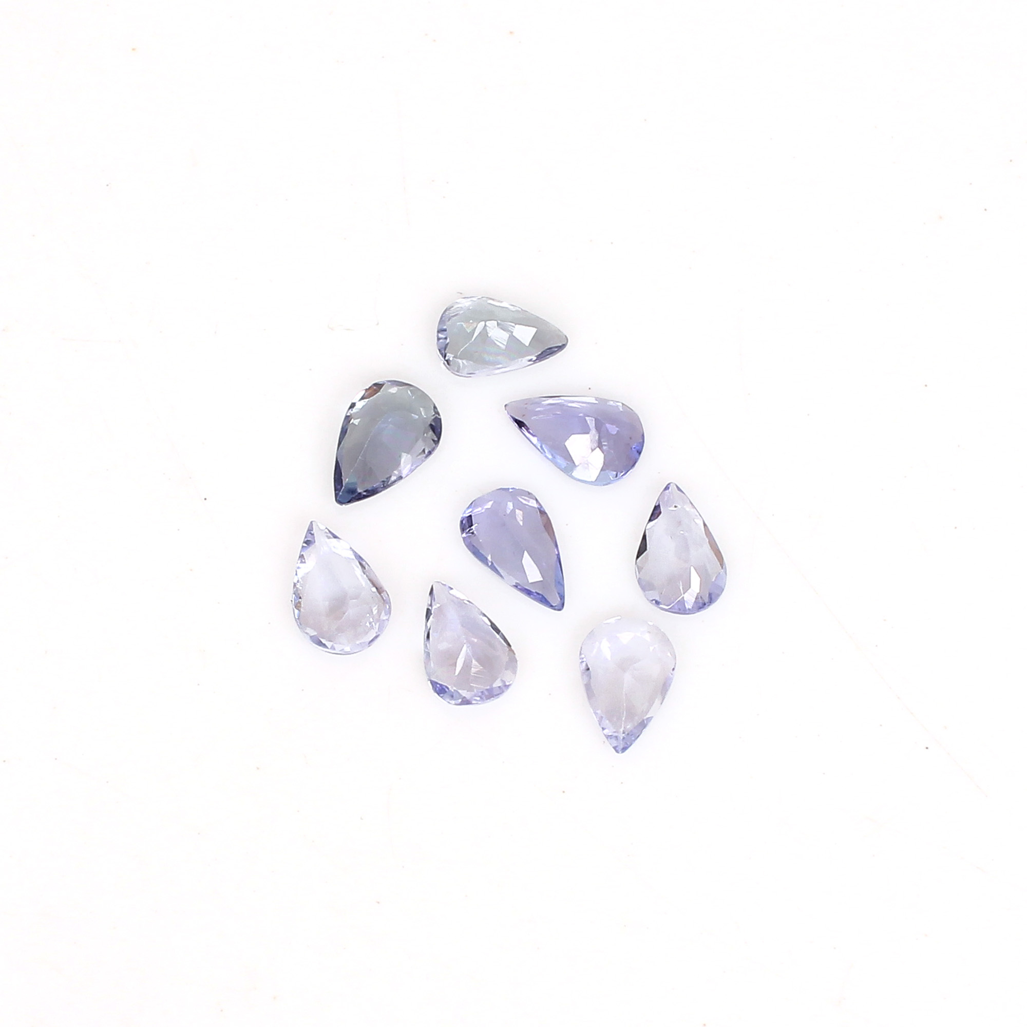AAA Quality 1Pcs Natural Tanzanite 4x6mm Pear Cut 0245Cts Loose Gemstone