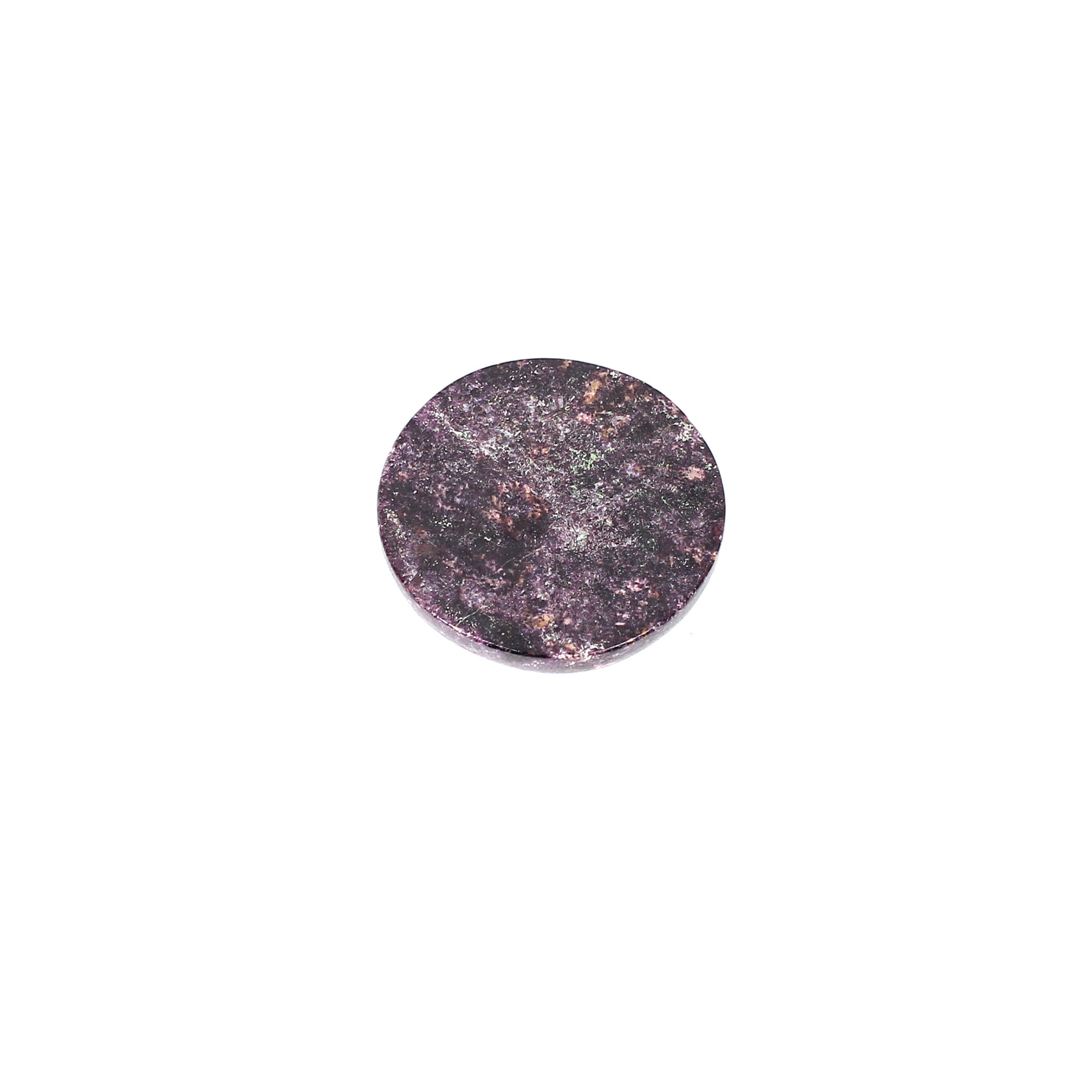 1pcs Map Green Jasper 24mm Round Cabochon 4610cts Loose Gemstone