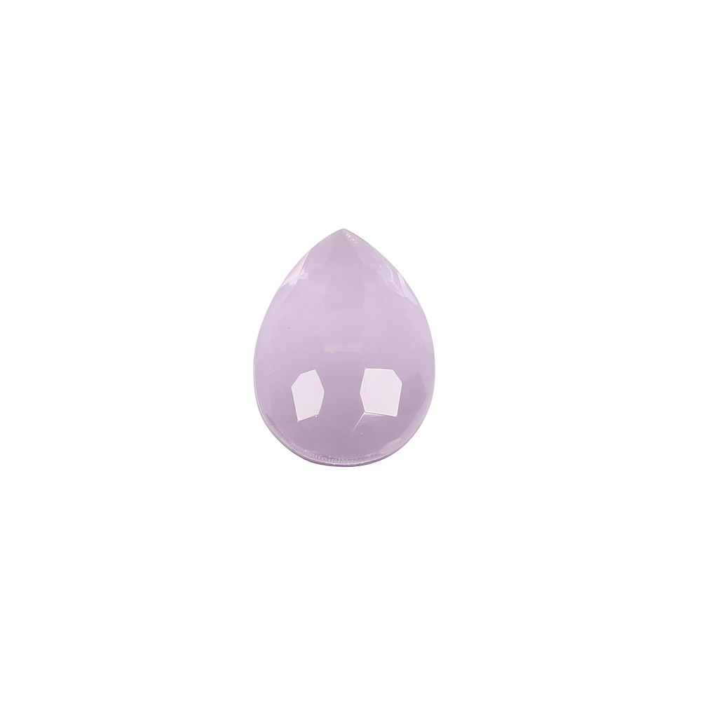 Image of Rose Quartz Doublet Gemstone 18x13 mm 13.0 Carat Checkerboard Cut for Jewelry Making