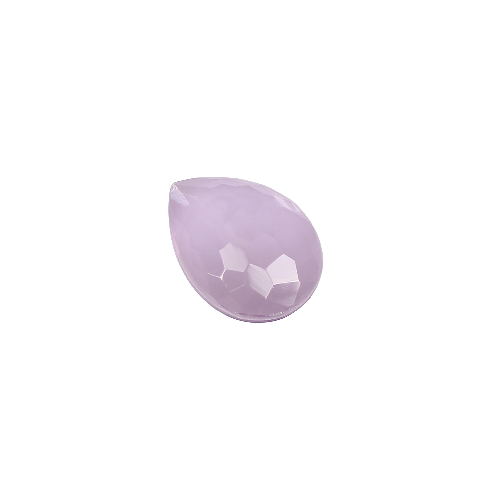 Rose Quartz Doublet Gemstone 18x13 mm 130 Carat Checkerboard Cut for Jewelry Making