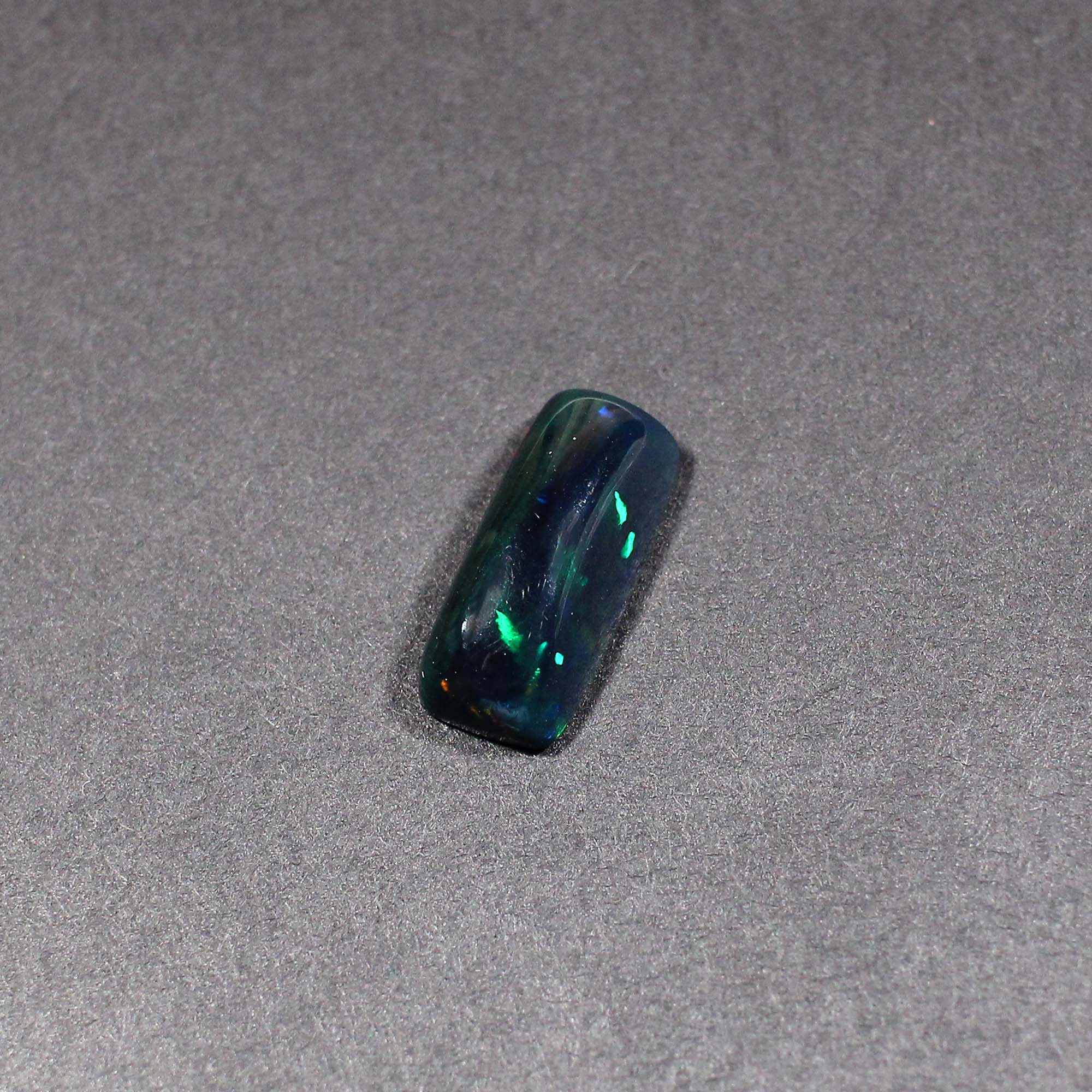 Natural Black Opal 18X8MM Rectangle Cushion 380Cts 1 Piece Gemstone For Making Jewelry