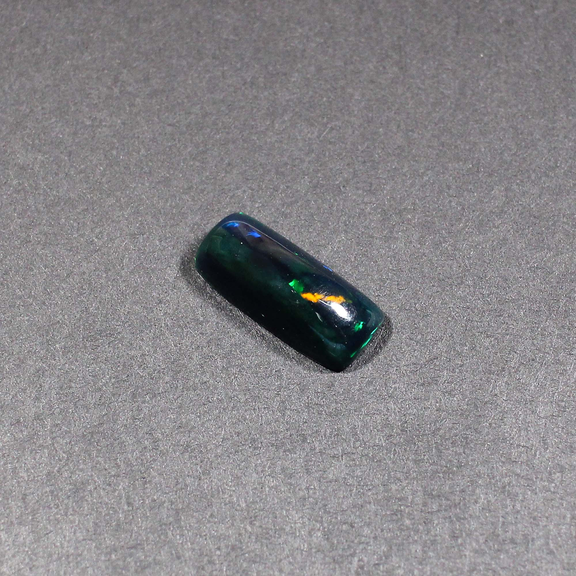 Natural Black Opal 18X8MM Rectangle Cushion 380Cts 1 Piece Gemstone For Making Jewelry