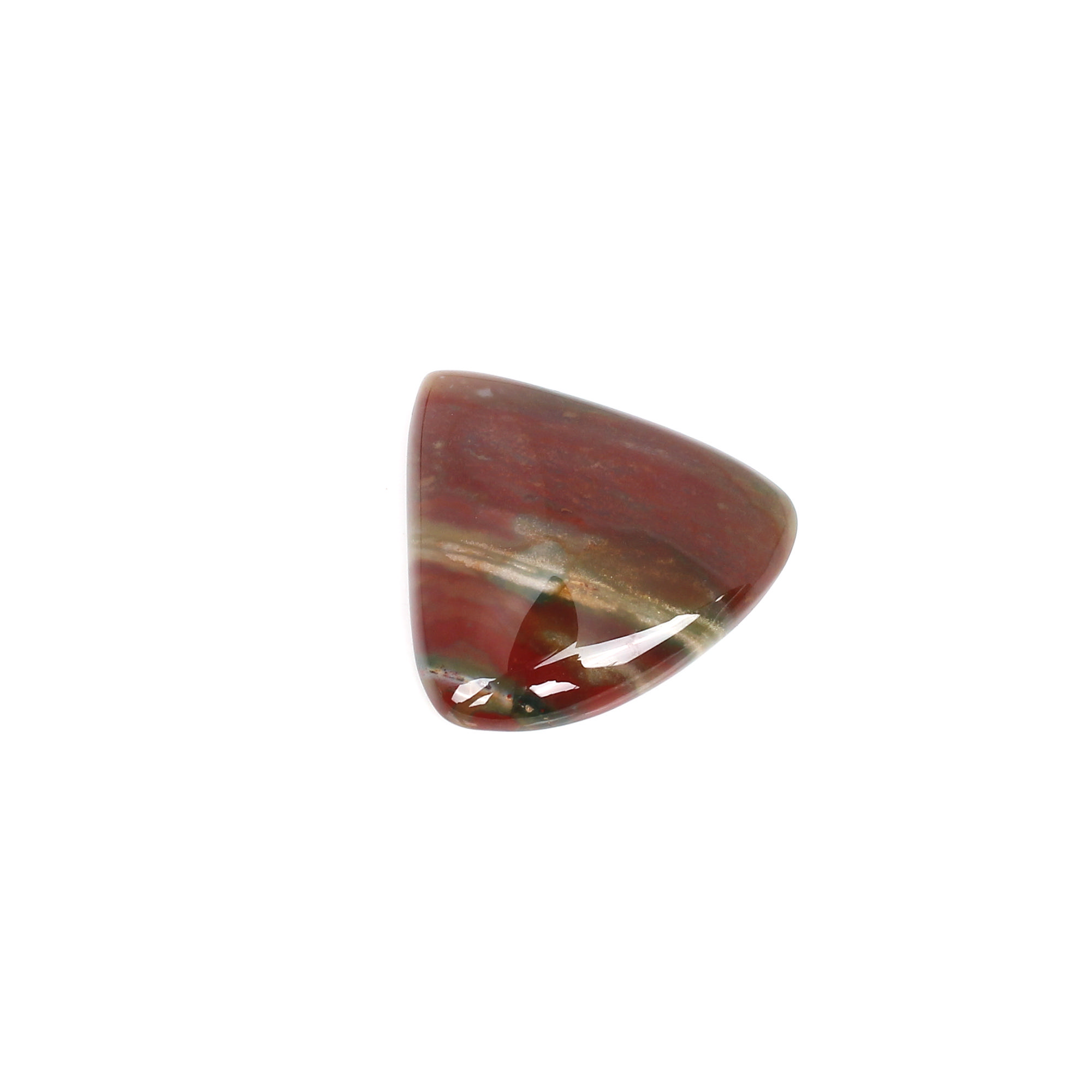 1pcs Map Jasper 32x32mm Pear Cabochon 6355cts Loose Gemstone