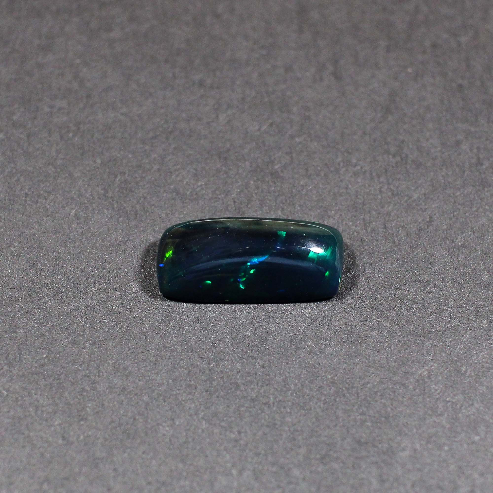 Natural Black Opal 18X8MM Rectangle Cushion 380Cts 1 Piece Gemstone For Making Jewelry