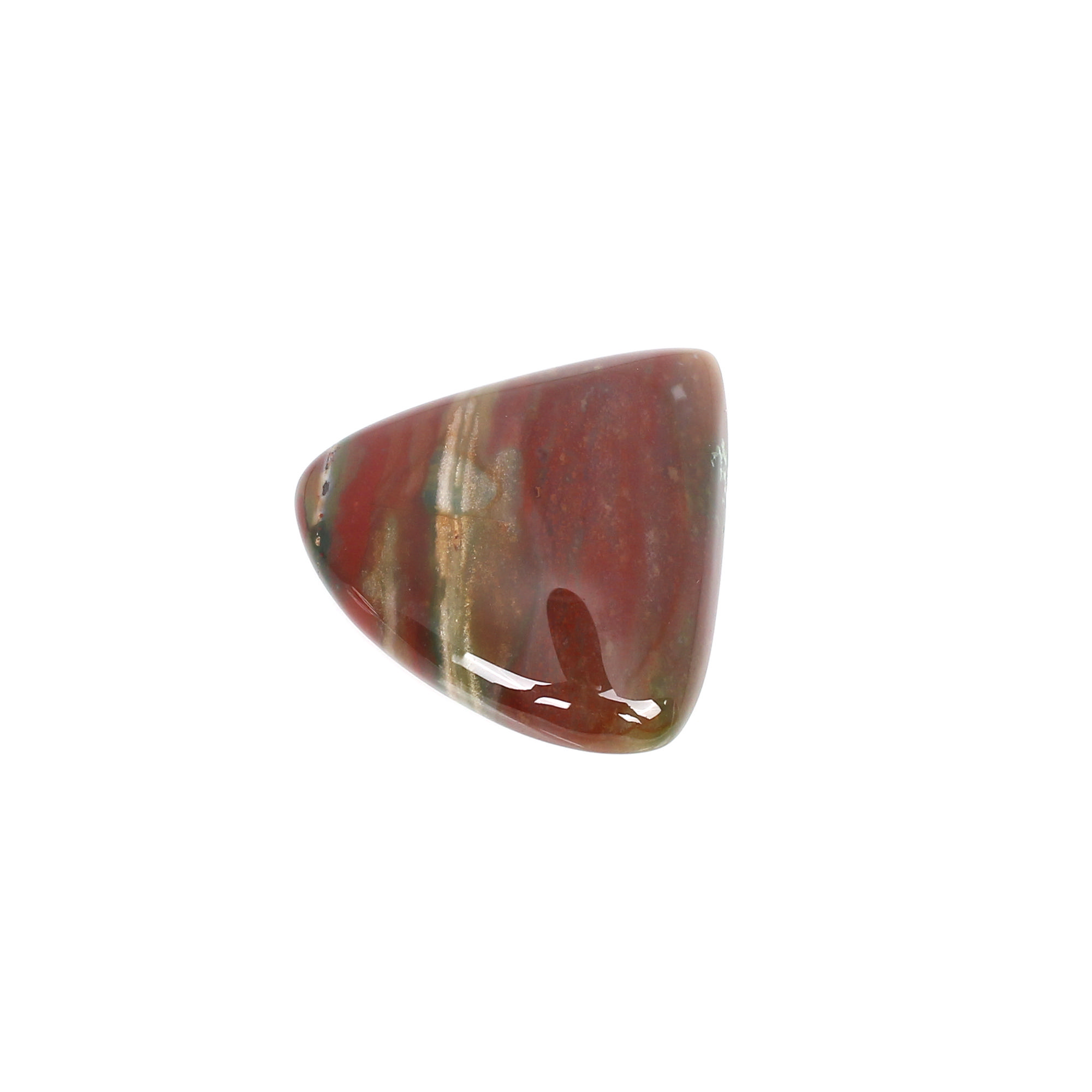 1pcs Map Jasper 32x32mm Pear Cabochon 6355cts Loose Gemstone