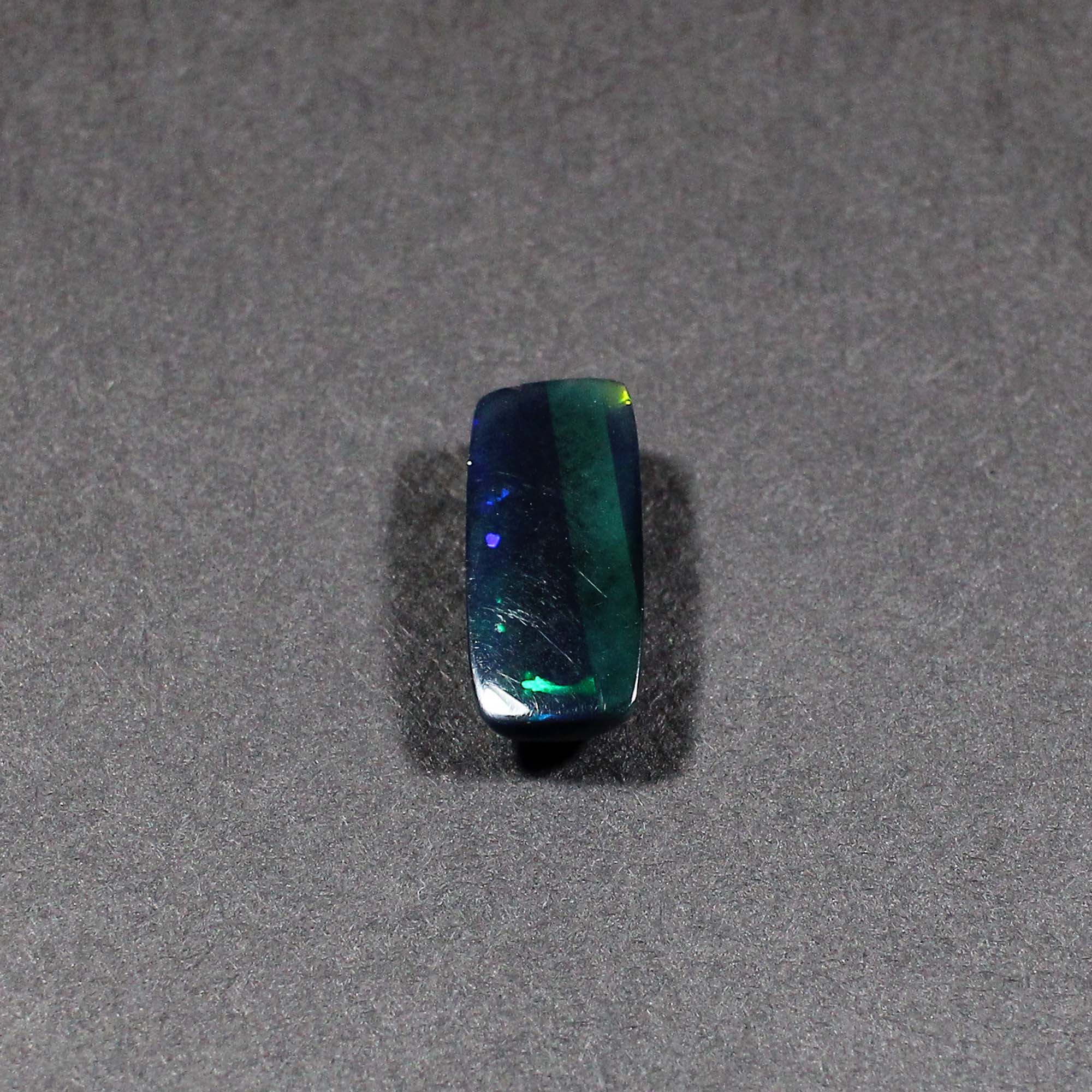 Natural Black Opal 18X8MM Rectangle Cushion 380Cts 1 Piece Gemstone For Making Jewelry
