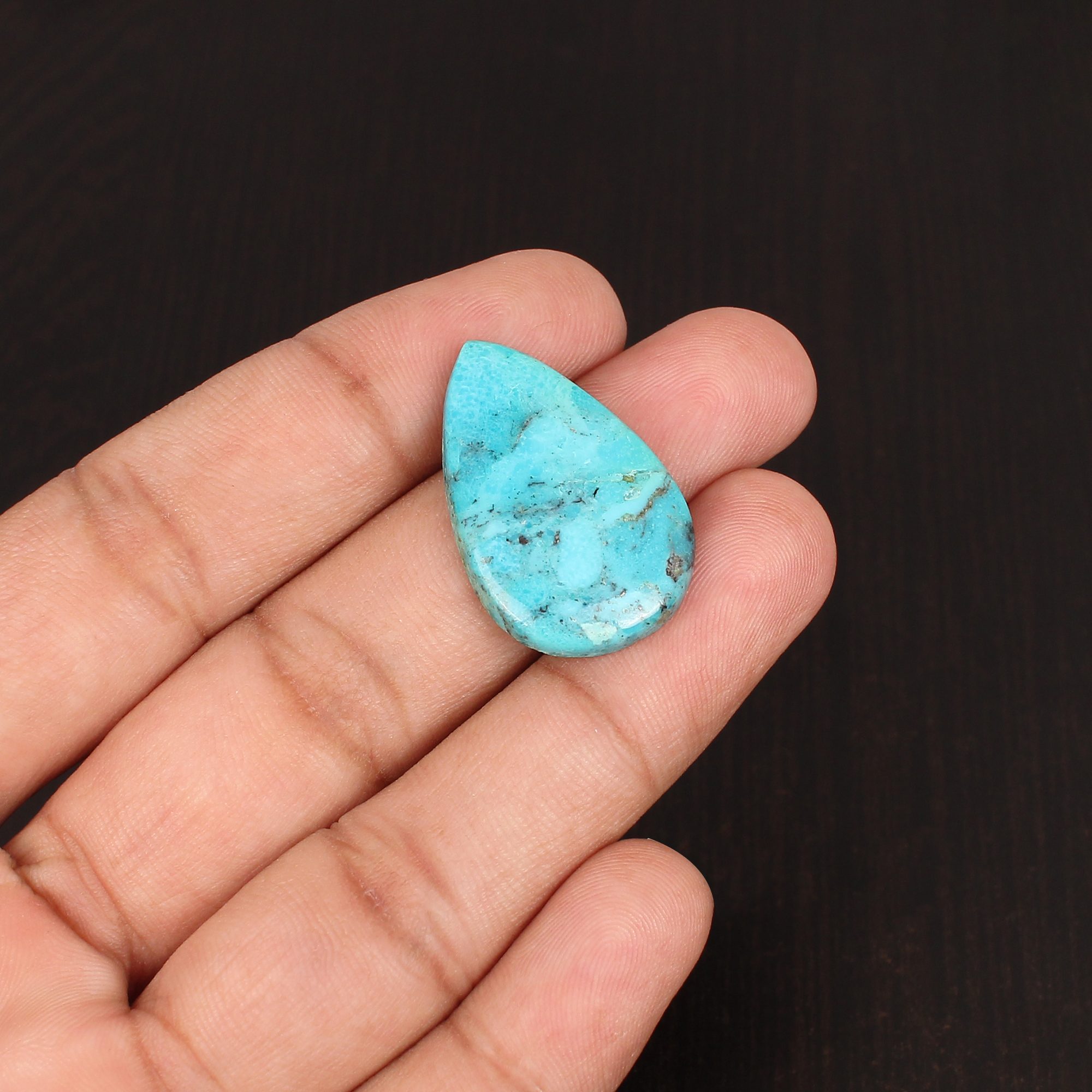 Natural American Arizona Turquoise Gemstone 148 carat 29x19 mm Cabochon cut for Jewelry Making