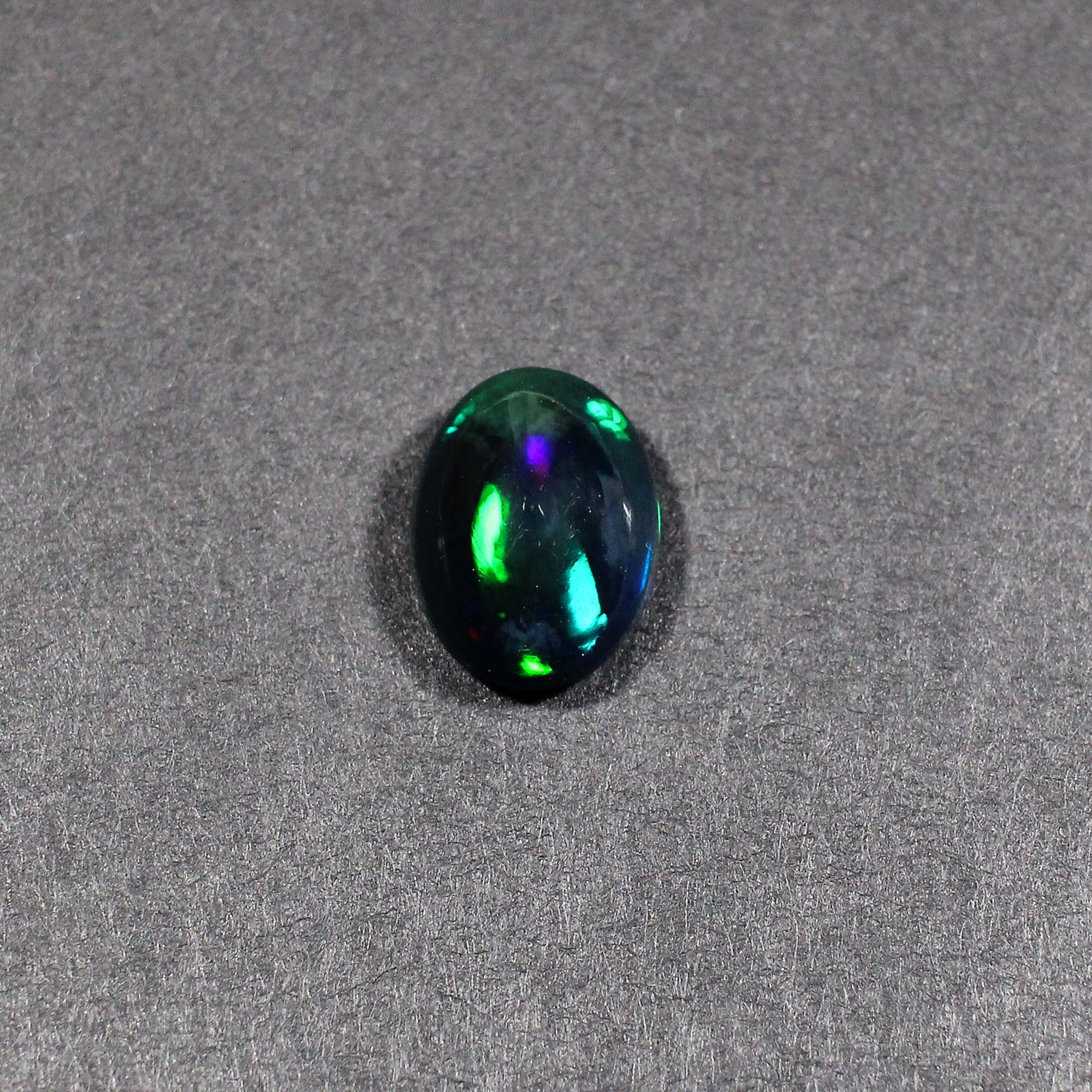 Natural Black Opal 13X10MM Oval Cabochon 325Cts 1 Piece Gemstone For Making Jewelry
