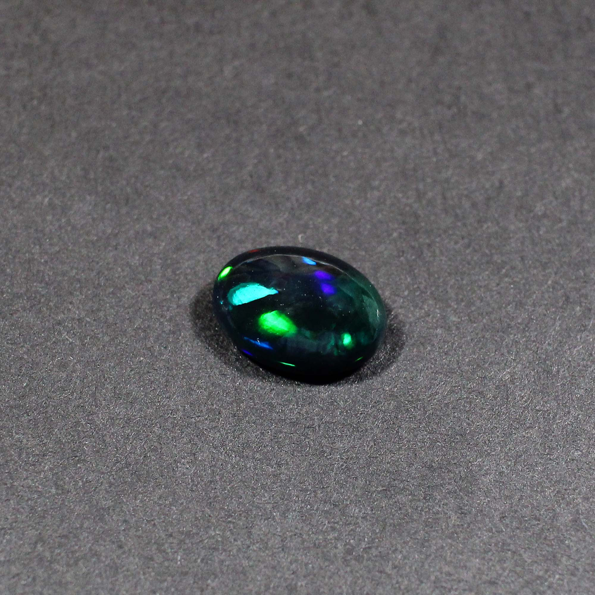 Natural Black Opal 13X10MM Oval Cabochon 325Cts 1 Piece Gemstone For Making Jewelry