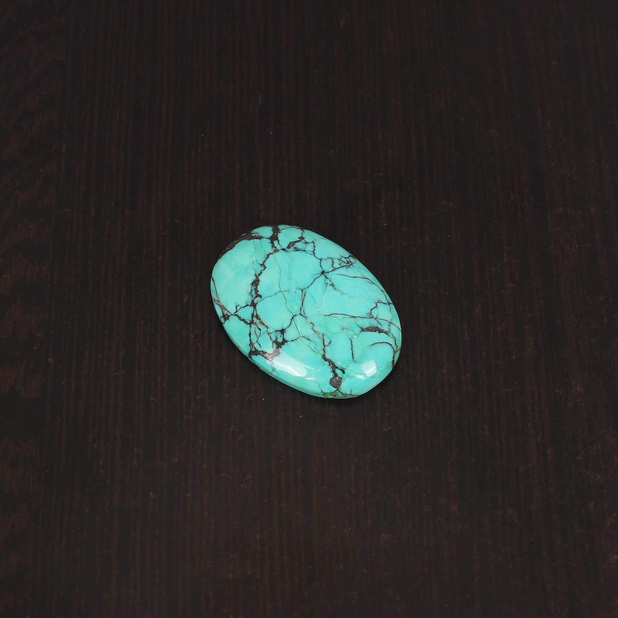 Natural American Turquoise Gemstone 293 Carat 32x22mm Oval Cabochon for Jewelry Making