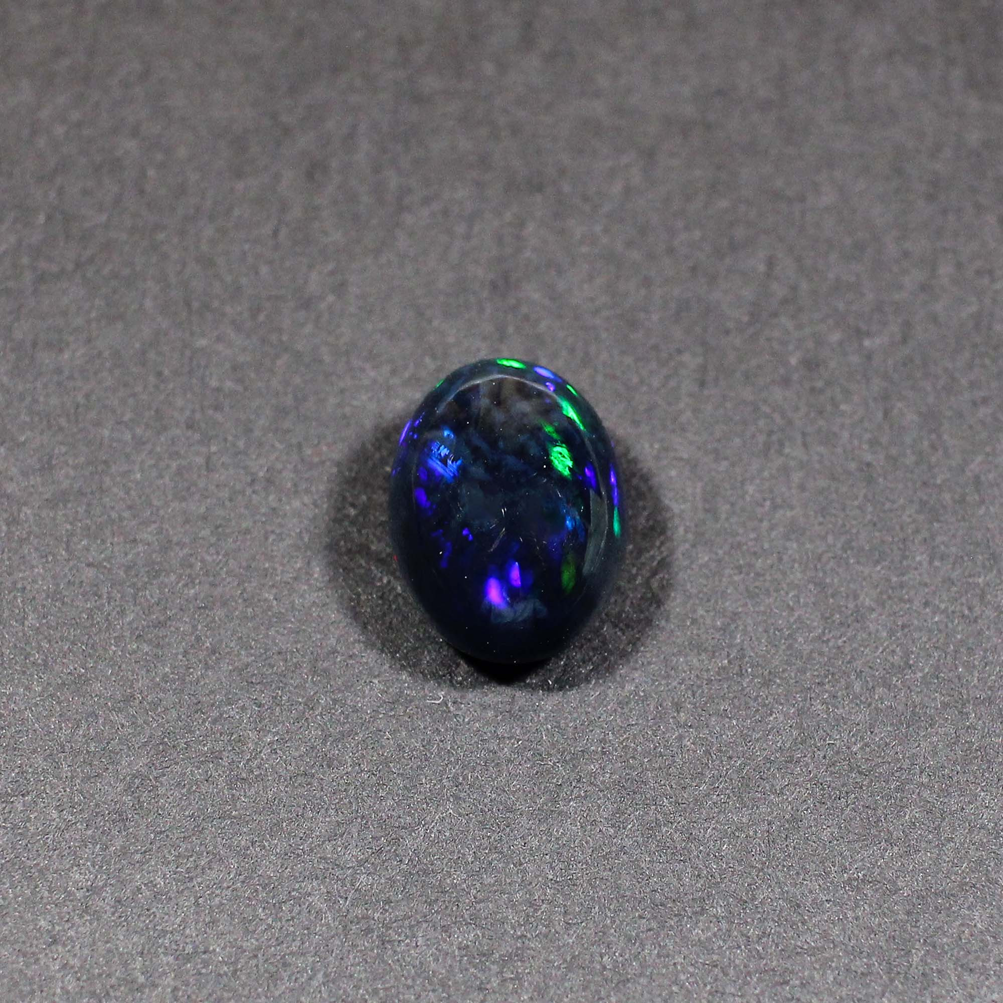 Natural Black Opal 14X10MM Oval Cabochon 505Cts 1 Piece Gemstone For Making Jewelry
