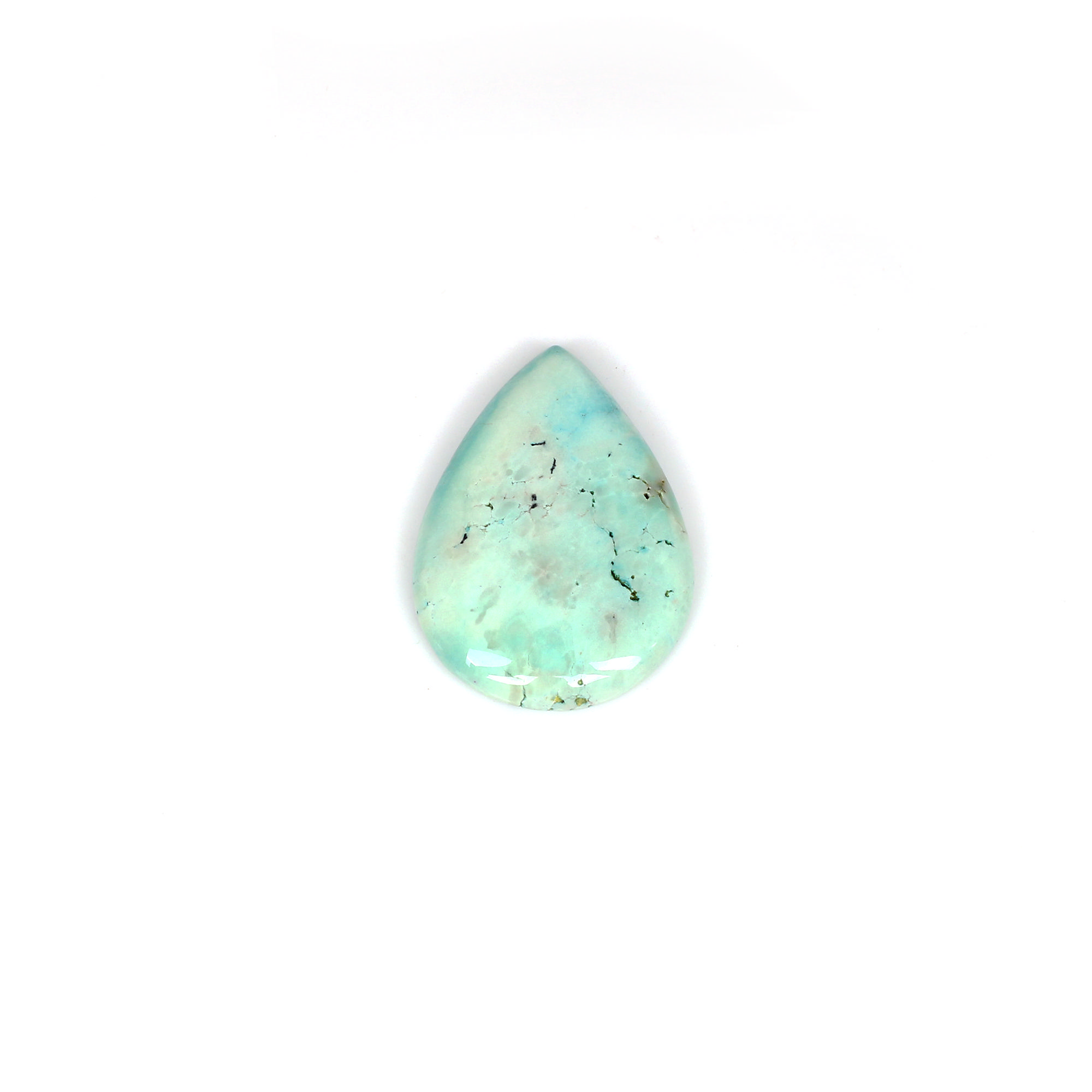 1pcs Map Jasper 44x31mm Pear Cabochon 7090cts Loose Gemstone