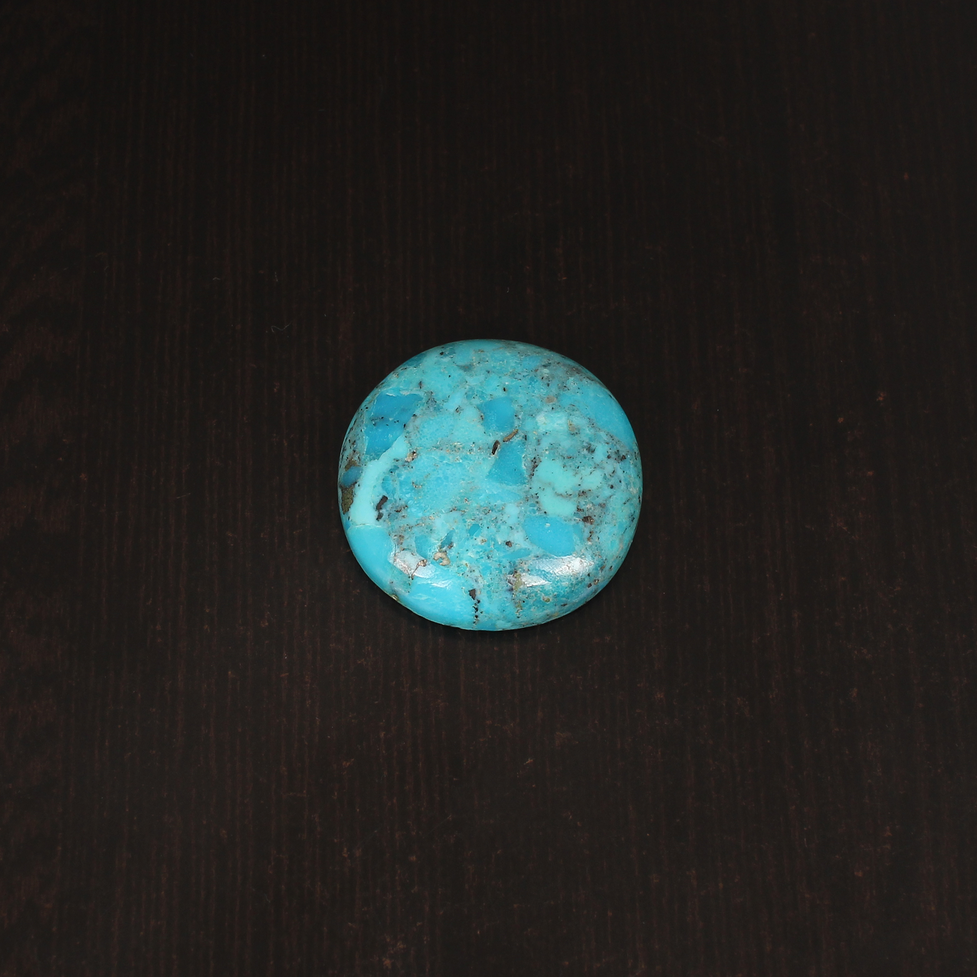 Natural American Arizona Turquoise Gemstone 635 carat 31x31 mm Cabochon cut for Jewelry Making