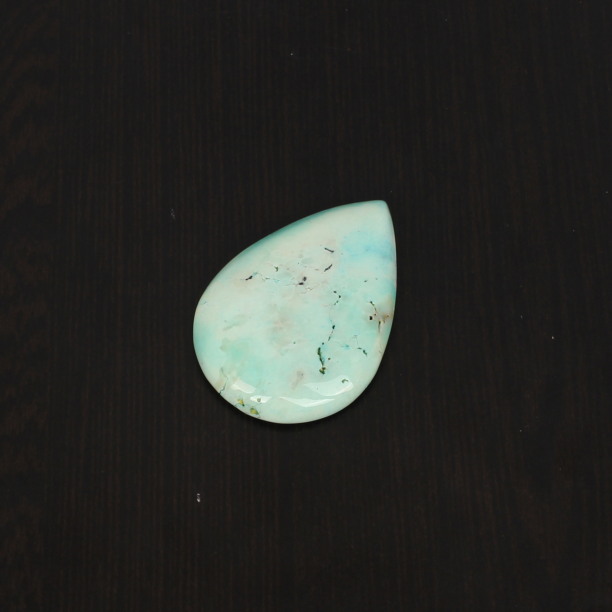 1pcs Map Jasper 44x31mm Pear Cabochon 7090cts Loose Gemstone