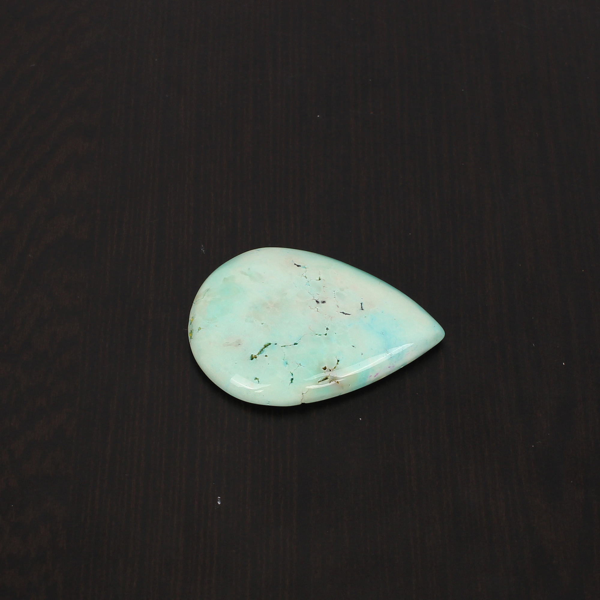 1pcs Map Jasper 44x31mm Pear Cabochon 7090cts Loose Gemstone