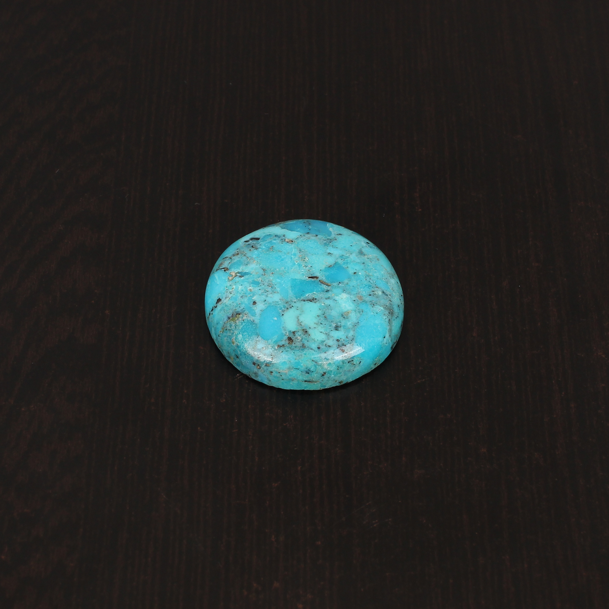Natural American Arizona Turquoise Gemstone 635 carat 31x31 mm Cabochon cut for Jewelry Making