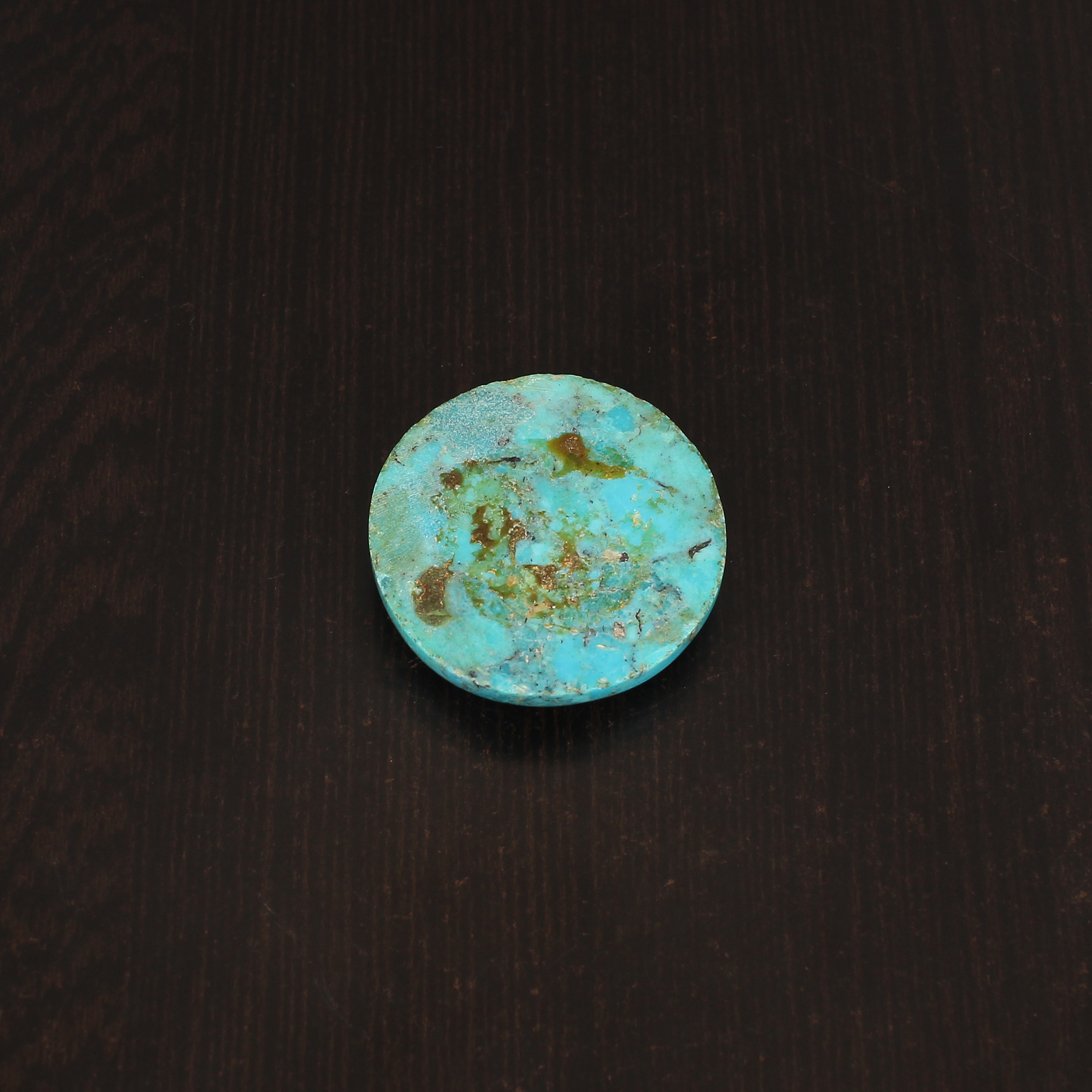Natural American Arizona Turquoise Gemstone 635 carat 31x31 mm Cabochon cut for Jewelry Making
