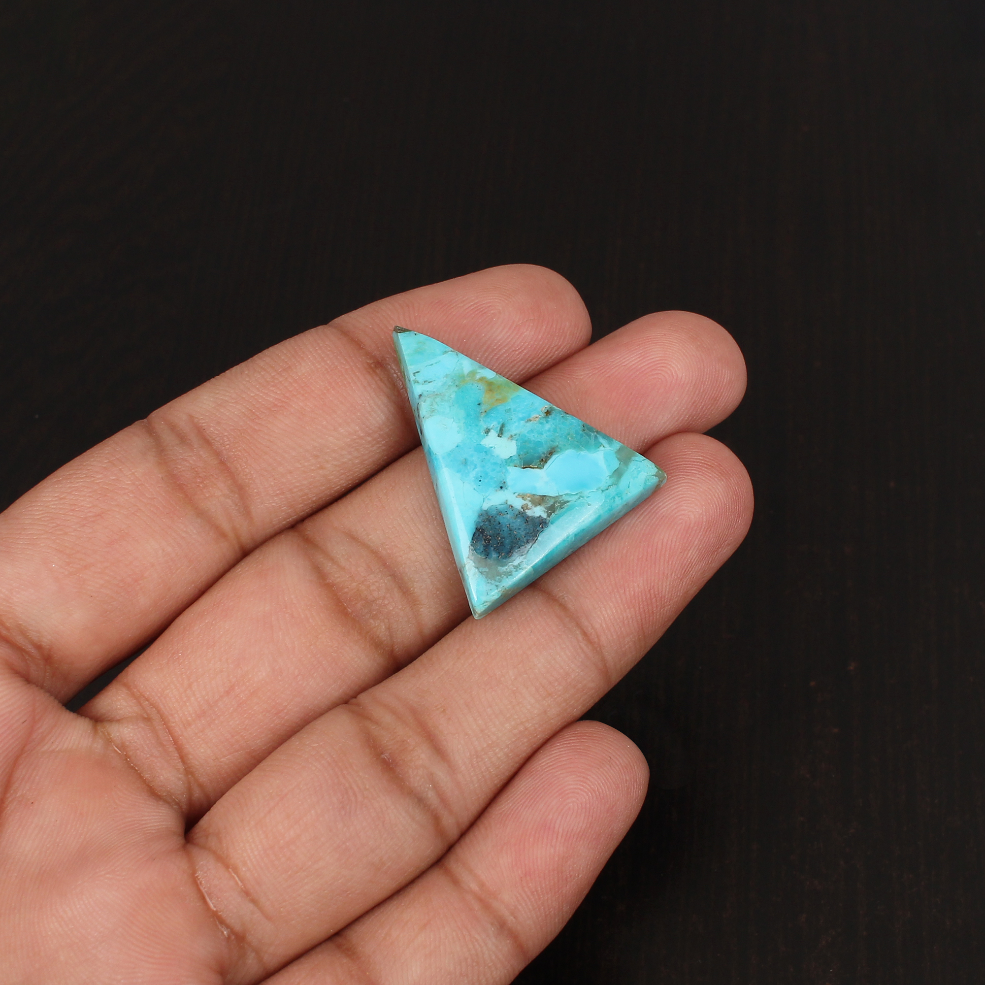 Natural American Arizona Turquoise Gemstone 211 carat 30x25 mm Cabochon cut for Jewelry Making